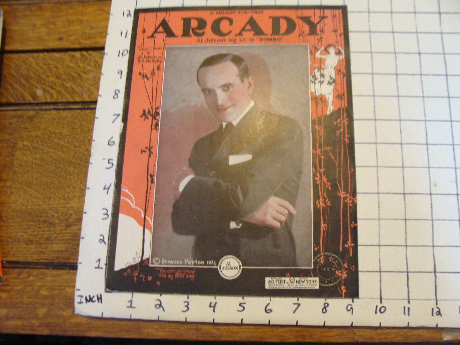 Al Jolson Arcady Album Cover Picture