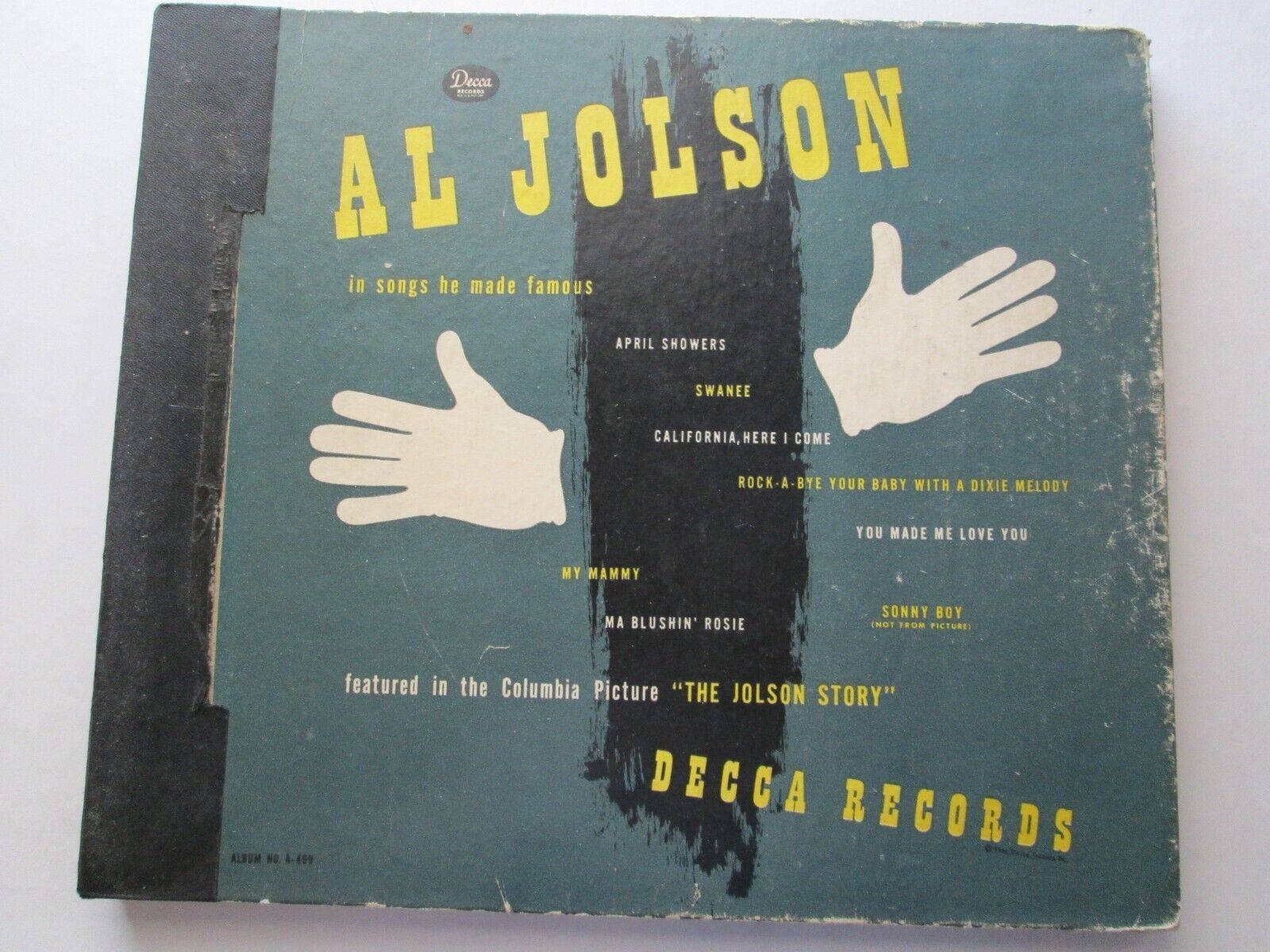 Al Jolson Decca Records Picture