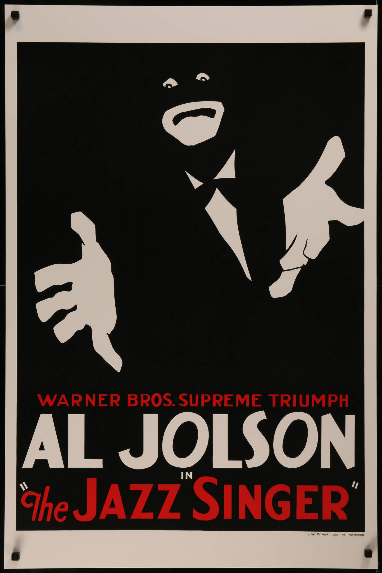 Al Jolson The Jazzy Singer Creepy Cover Wallpaper