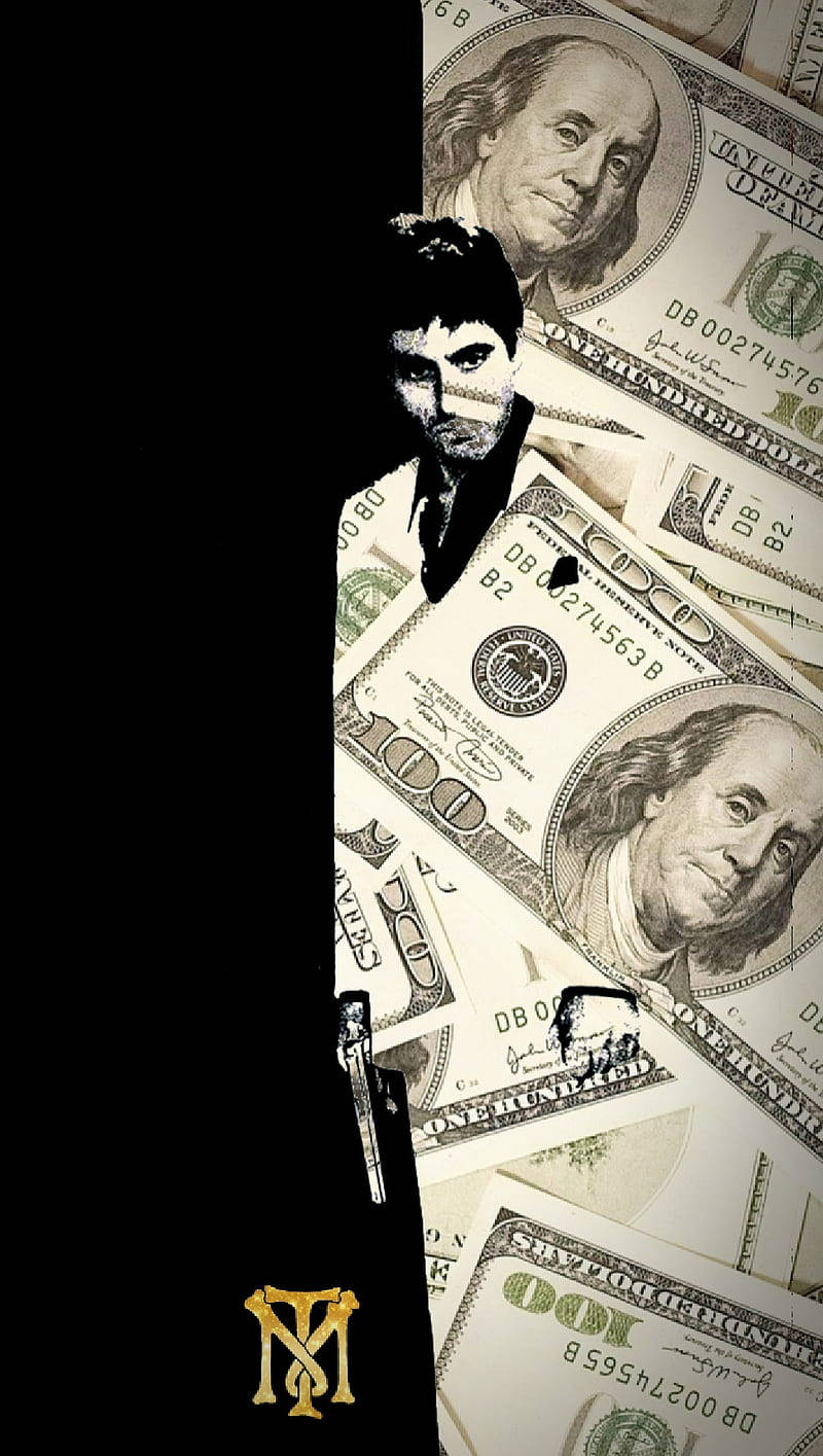 Al Pacino Dollar Scarface Wallpaper