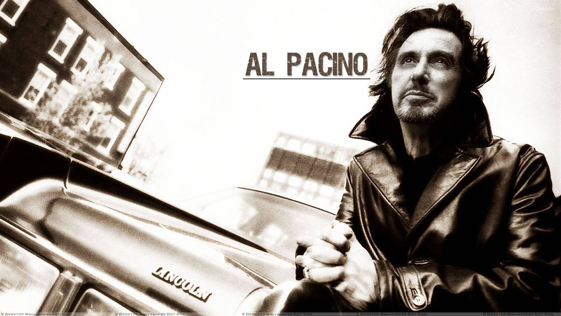 Al Pacino In A Classic Pose Wallpaper