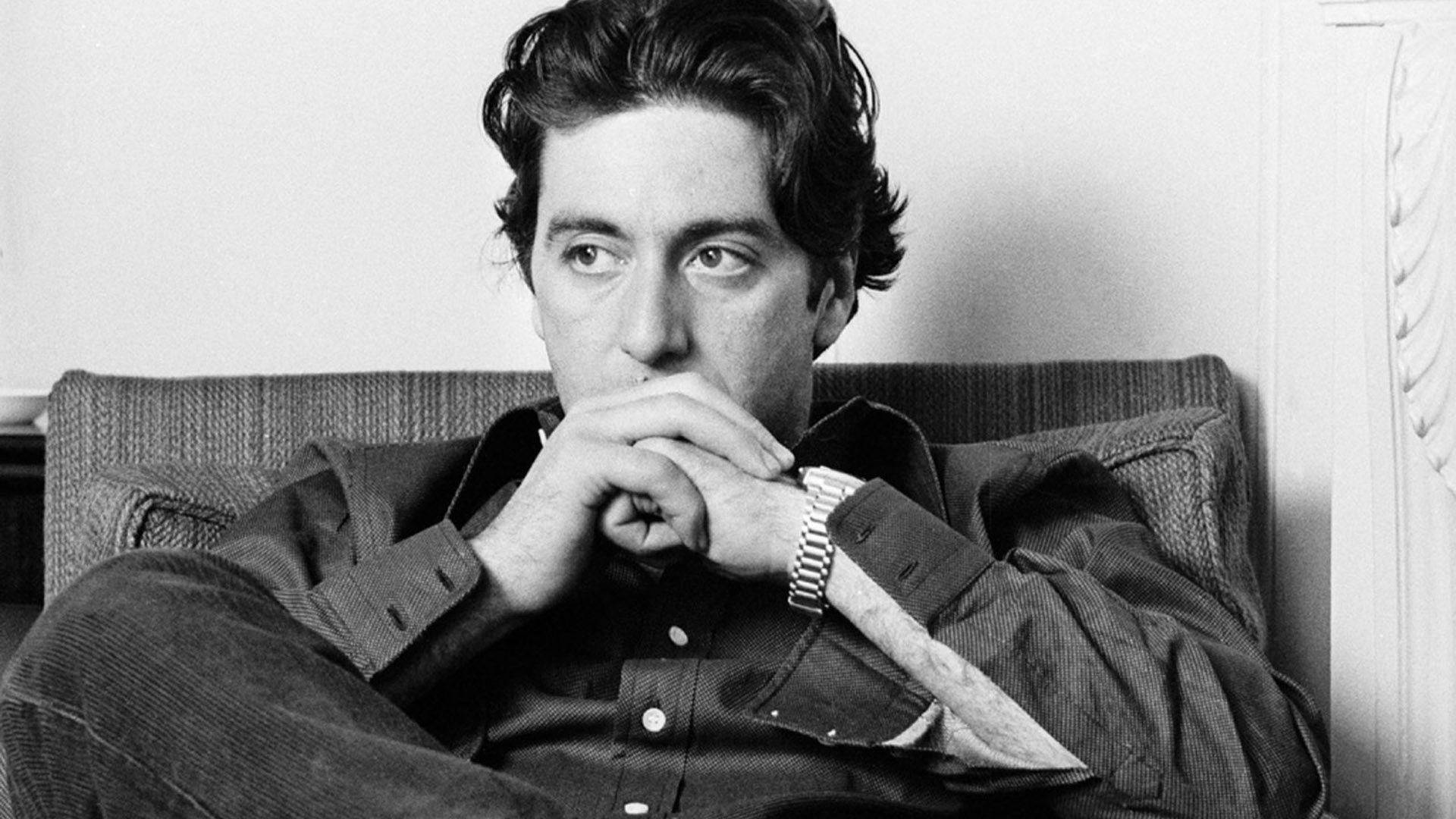 Al Pacino Pensive Pose Wallpaper