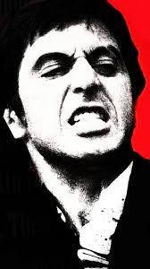 Al Pacino Scarface Skydeskab nærbillede Wallpaper