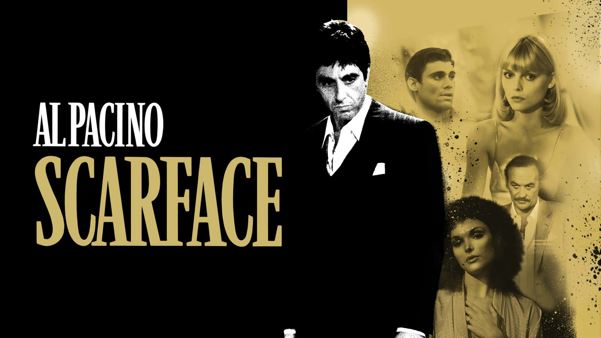 Al Pacino Scarface Movie Collage Wallpaper