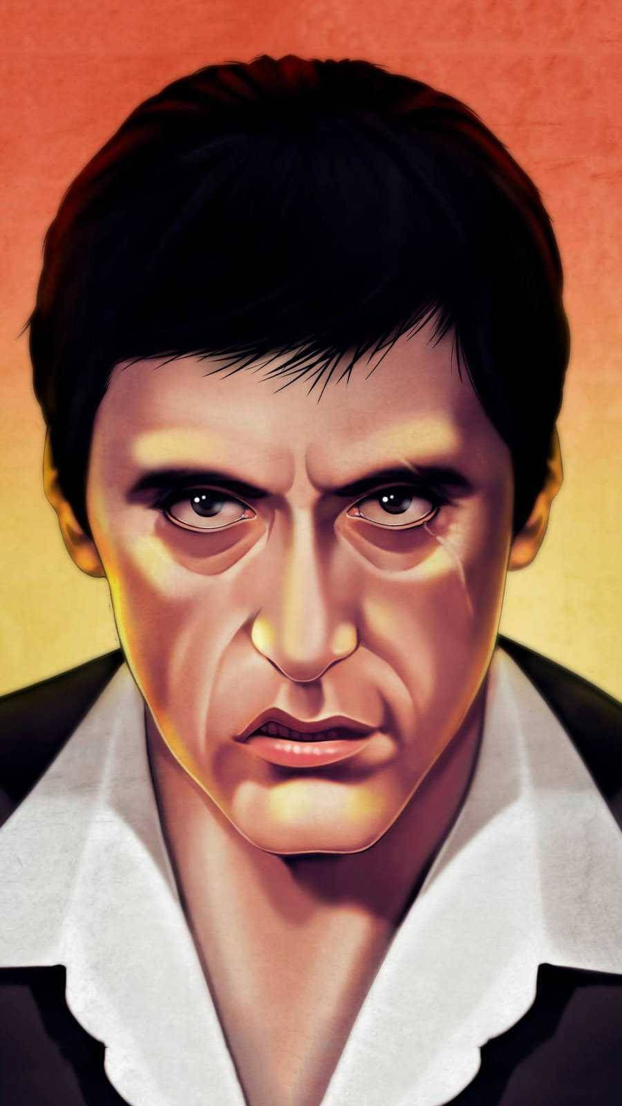 Al Pacino Scarface Portrait Wallpaper