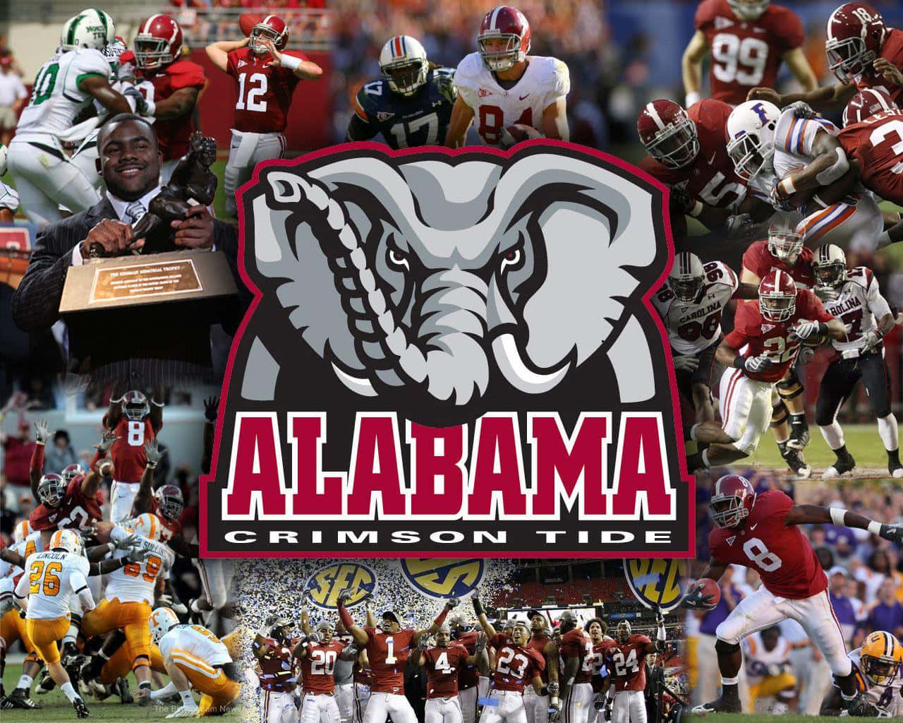 Download The Alabama Crimson Tide Football Field | Wallpapers.com