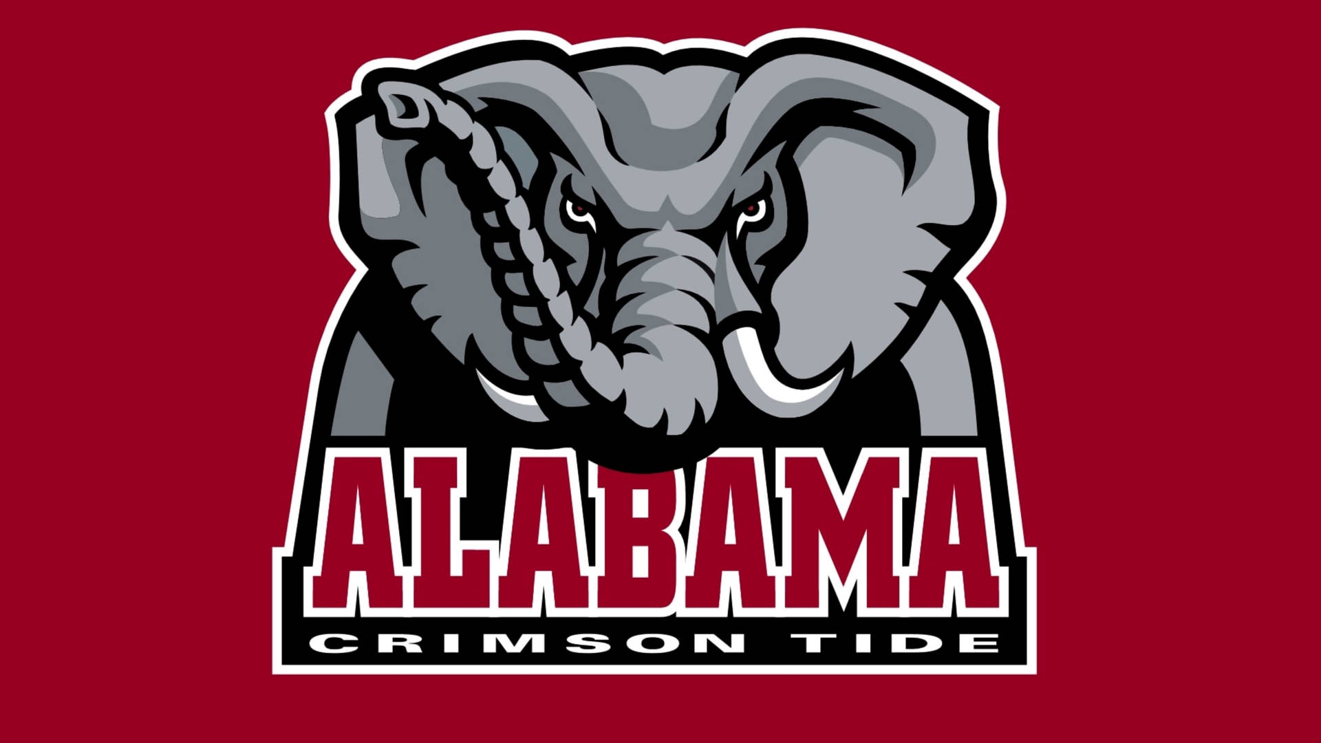 Alabama Crimson Tide Elephant Logo Wallpaper