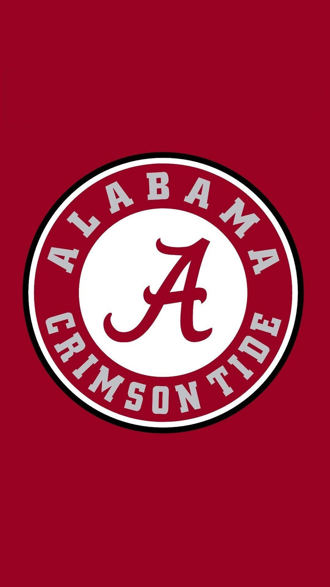 Alabama Crimson Tide Round Logo Wallpaper
