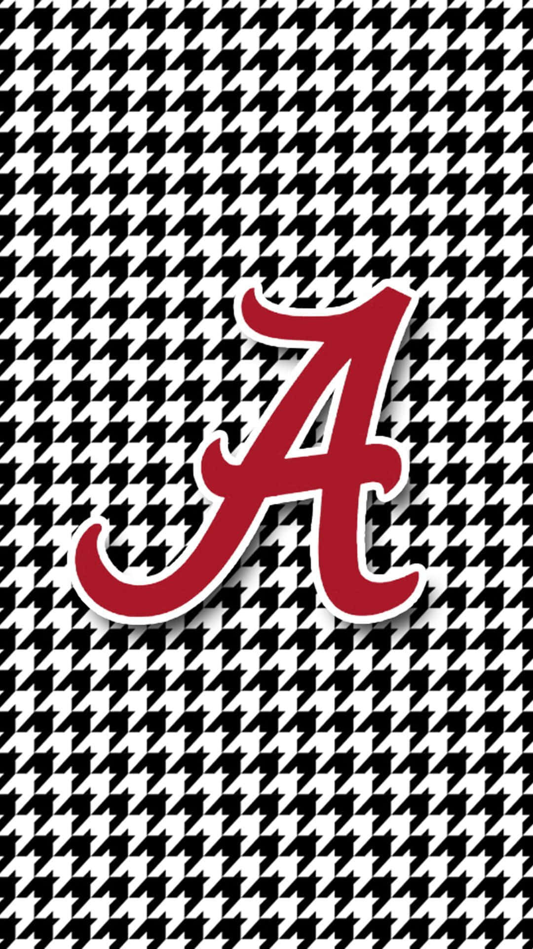 Gør dig klar til at vise din Crimson Tide-støtte med en Alabama Football Iphone Wallpaper! Wallpaper