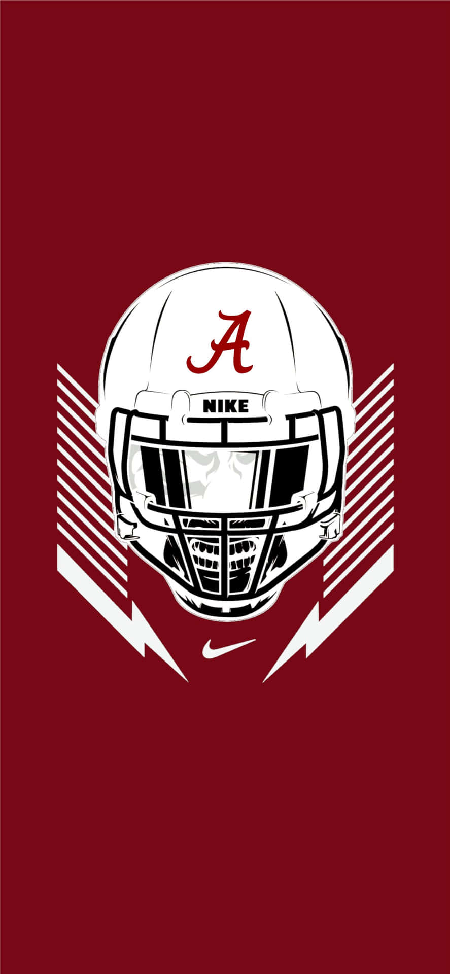 Represent your favorite college football team, Alabama Crimson Tide, on your iPhone Wallpaper