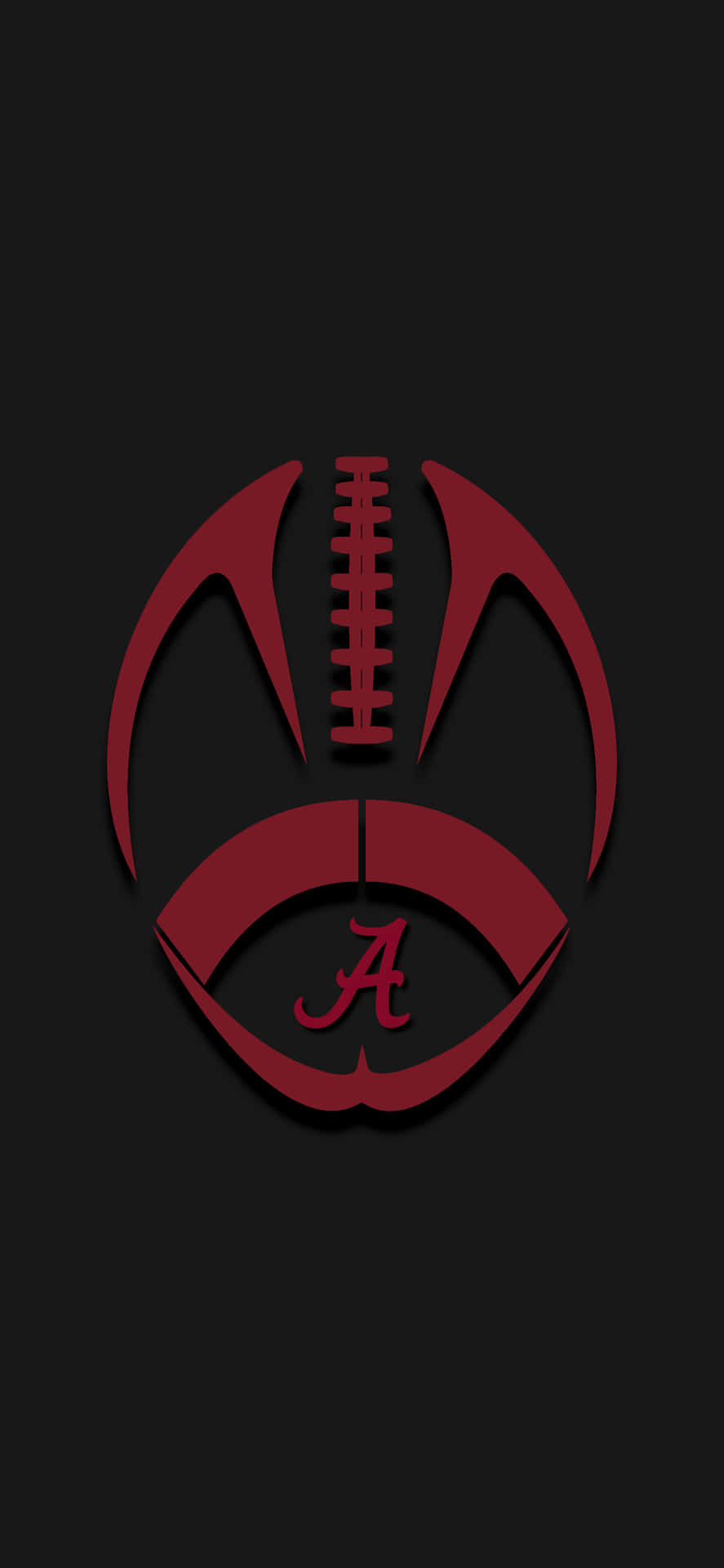 Logode Alabama Football Para Iphone. Fondo de pantalla