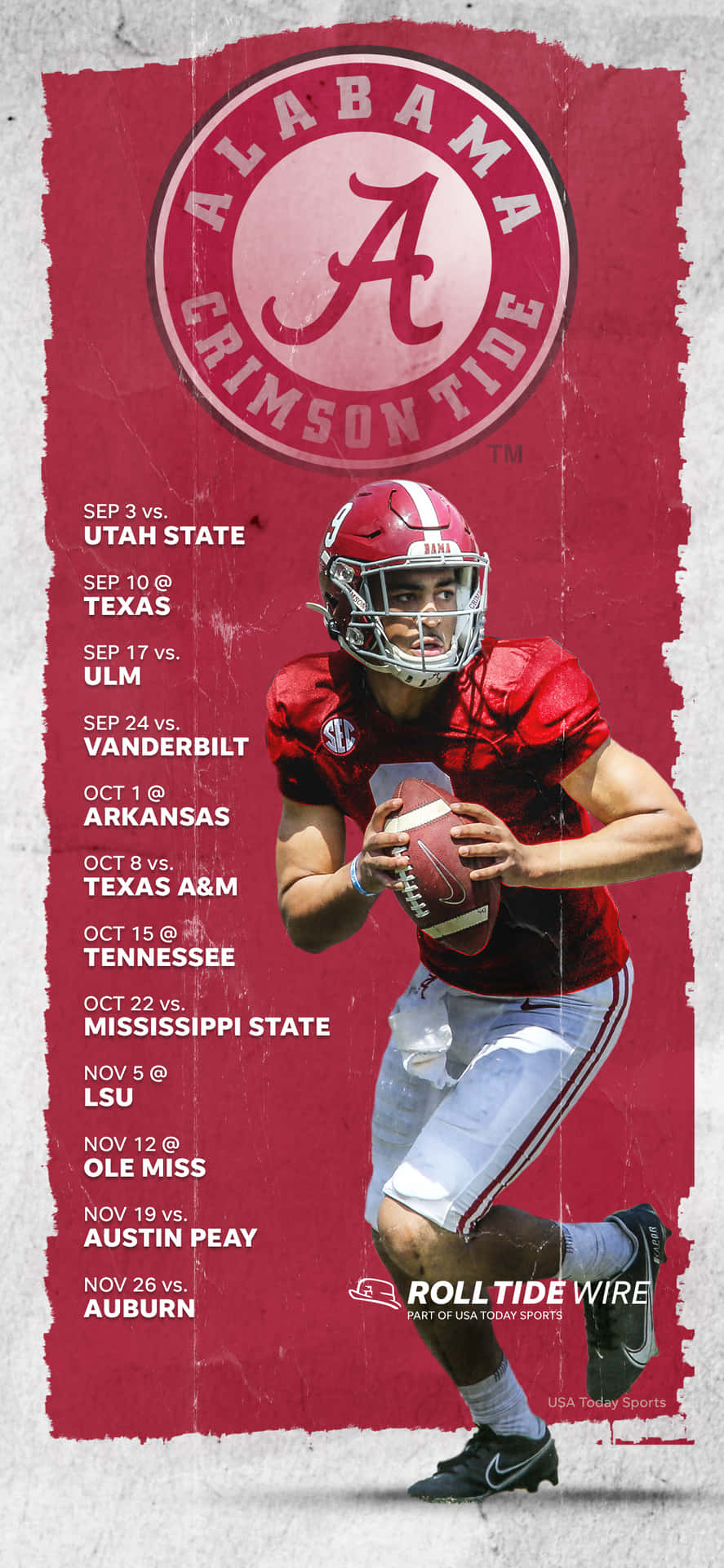 Game Day Ready With An Alabama Football iPhone Wallpaper