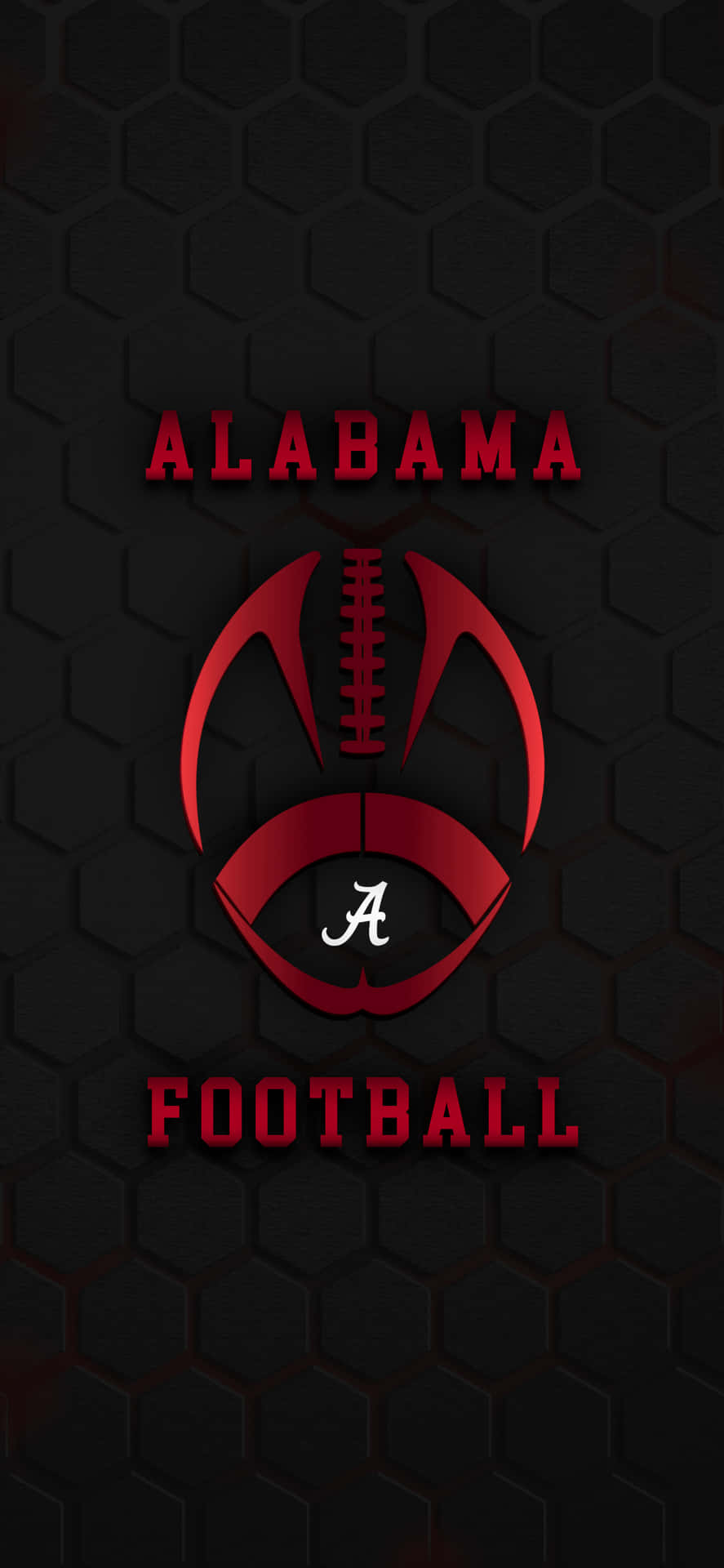 Alabama fodbold logo på en sort baggrund Wallpaper