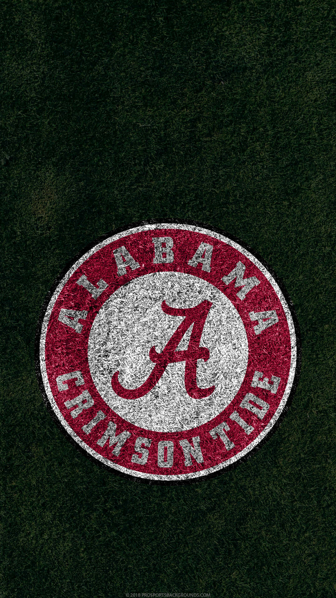 Alabamacrimson Tide Logotyp Tapet. Wallpaper