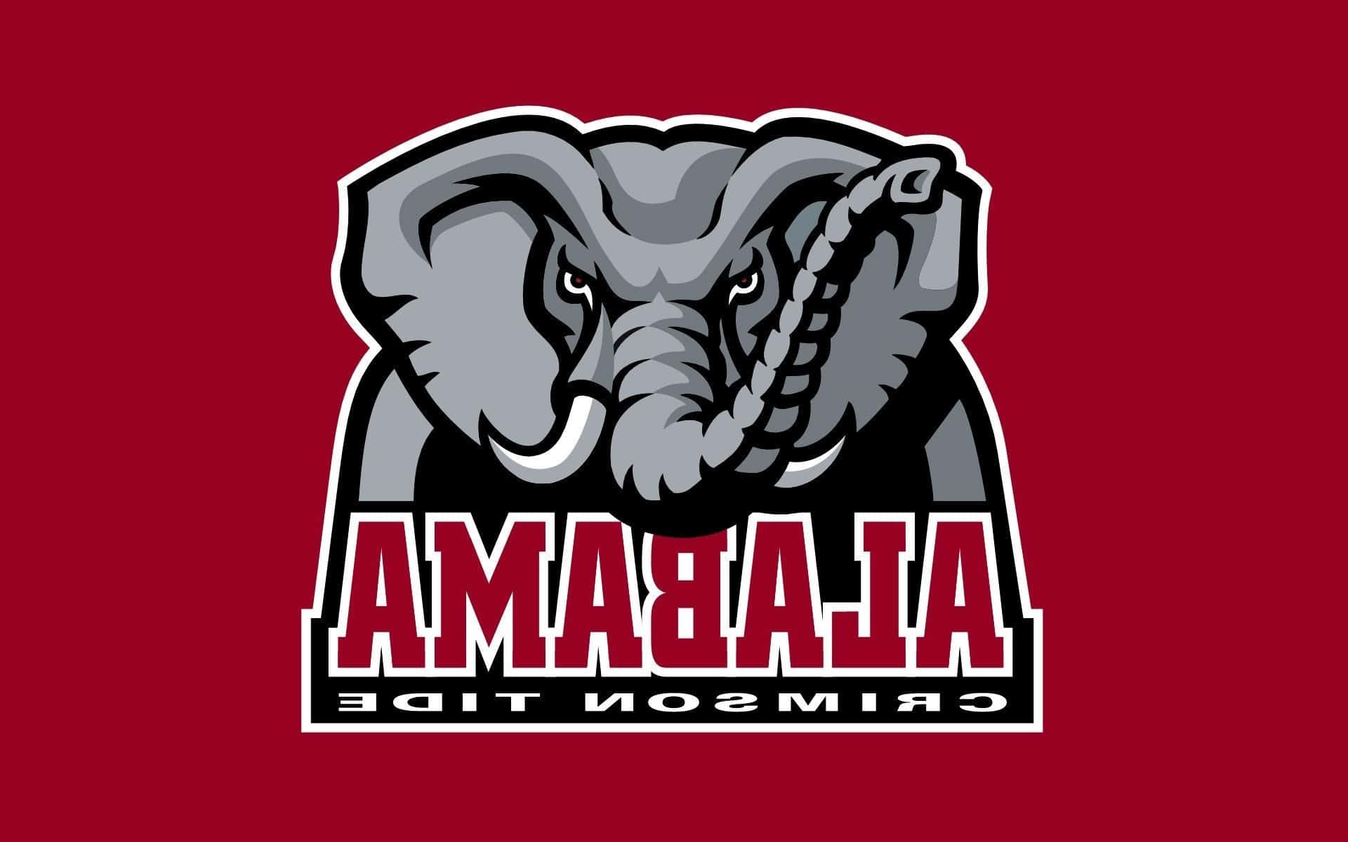 Alabamacrimson Tide Football-logo Wallpaper