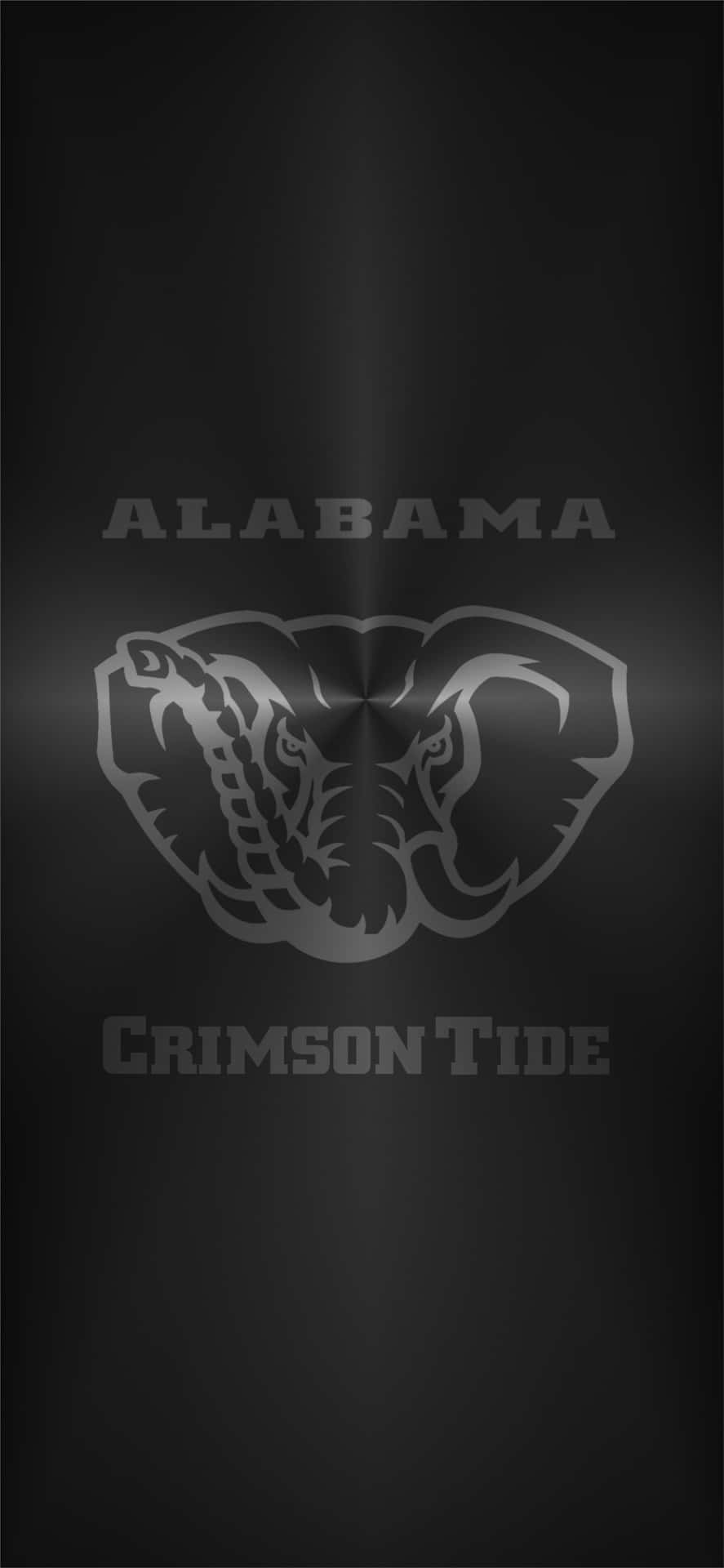 Symbolet i Crimson Tide: Det ikoniske Alabama fodboldlogo Wallpaper