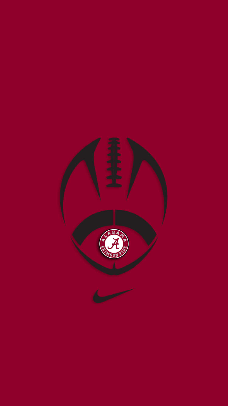 Dasoffizielle Logo Des Alabama-fußballs. Wallpaper