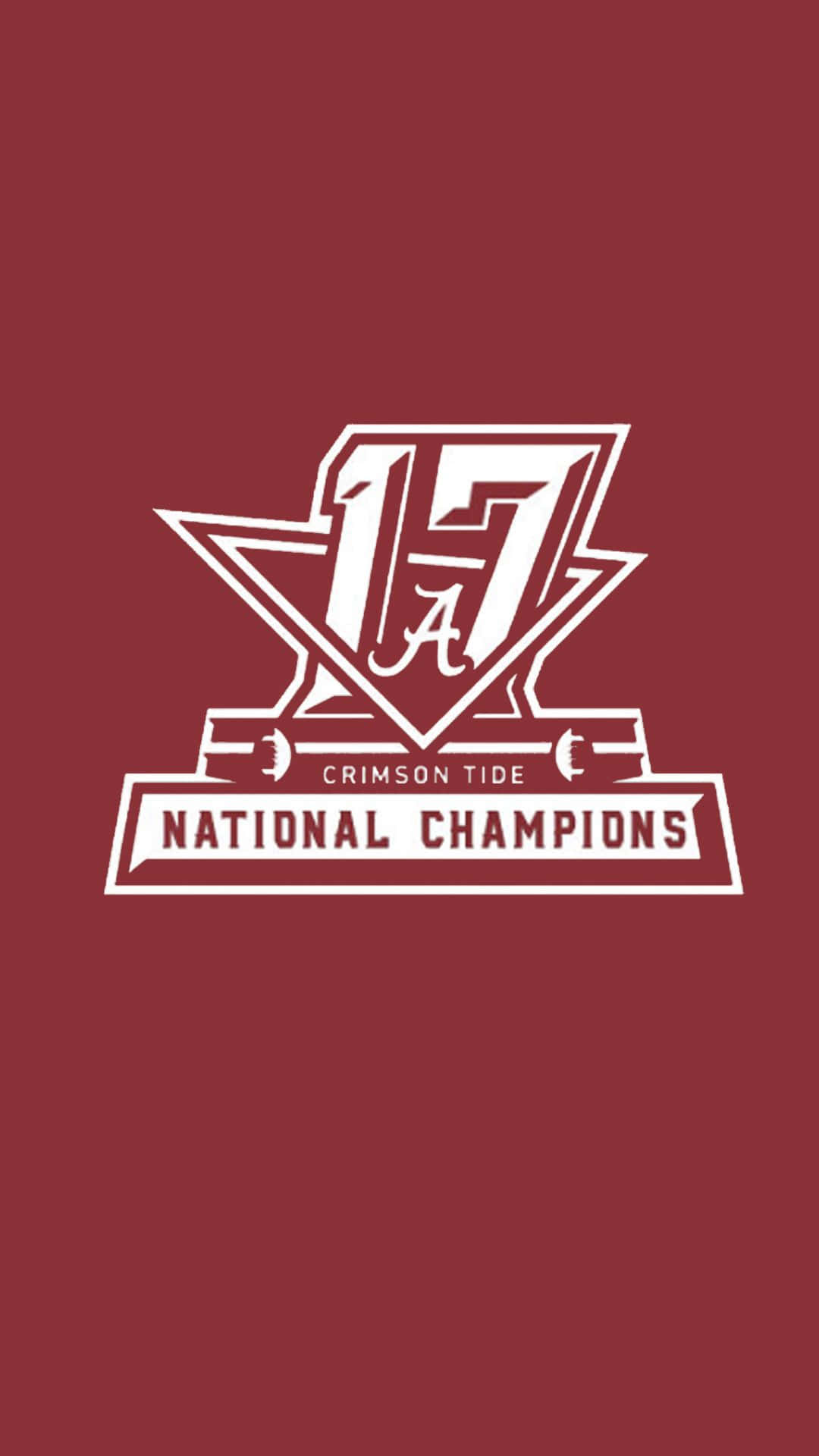 National Champions Alabama Football Logo Wallpaper