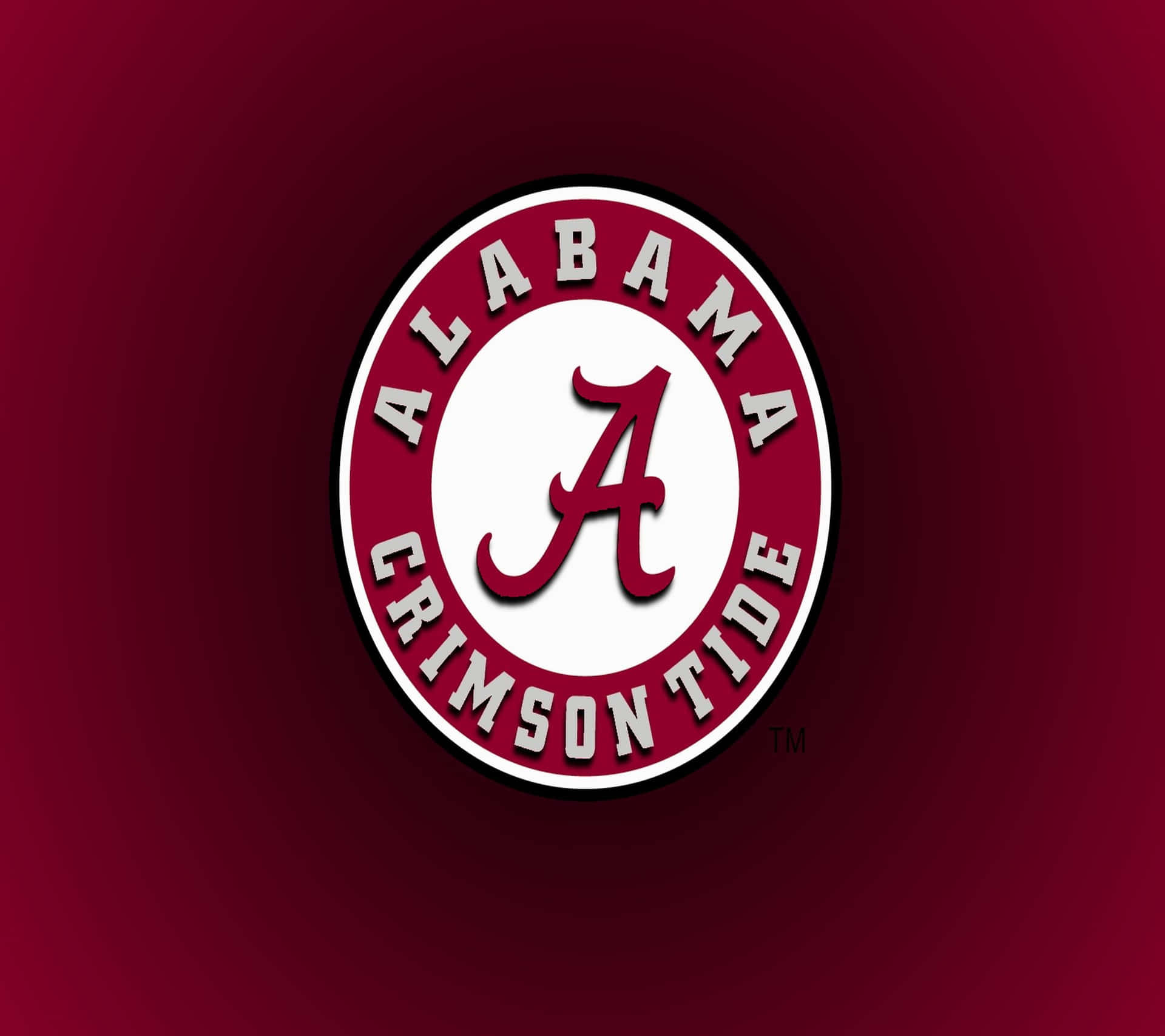 Logoallungato Di Alabama Football Sfondo