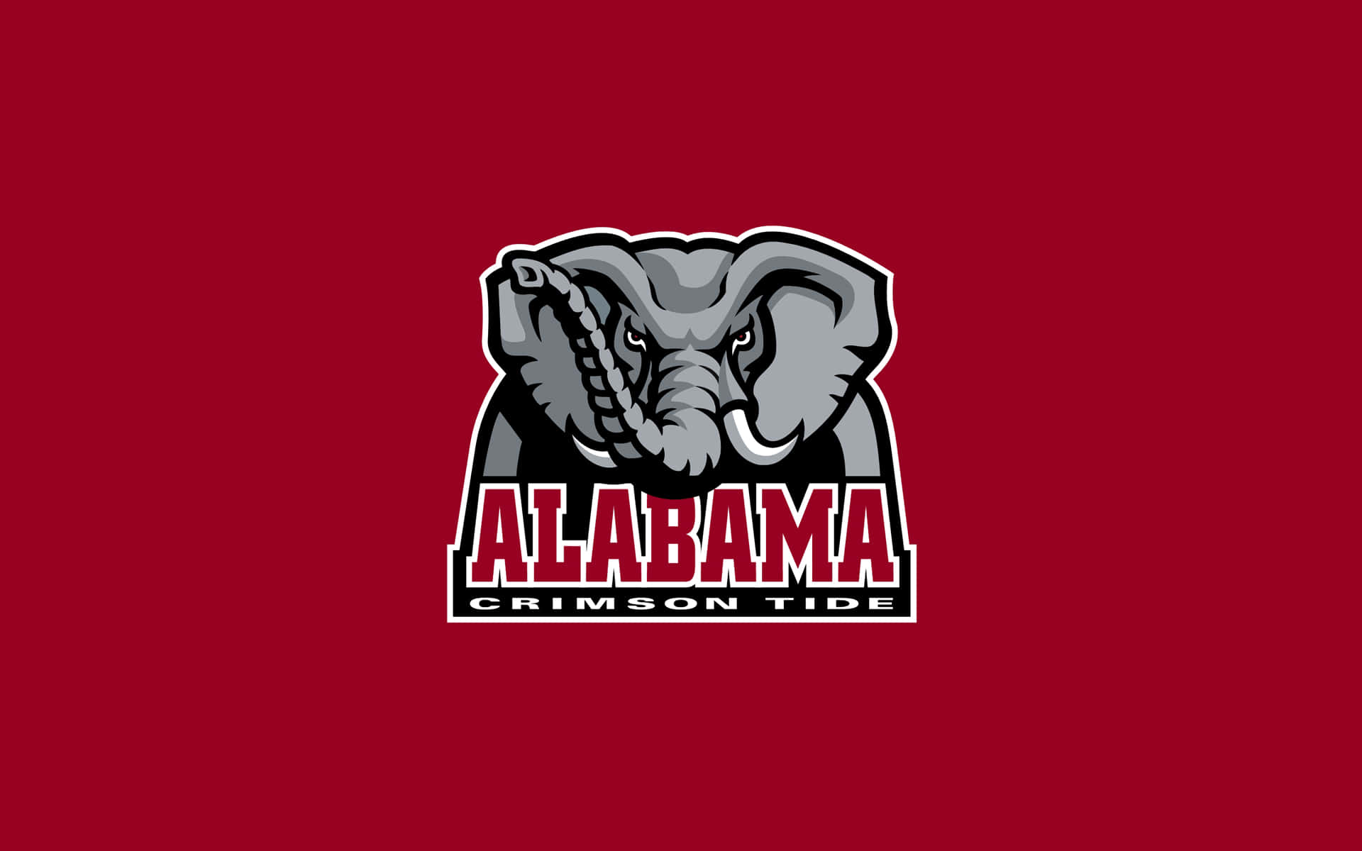 Lamarea Cremson Se Enorgullece De Respaldar El Logo De Alabama Football. Fondo de pantalla