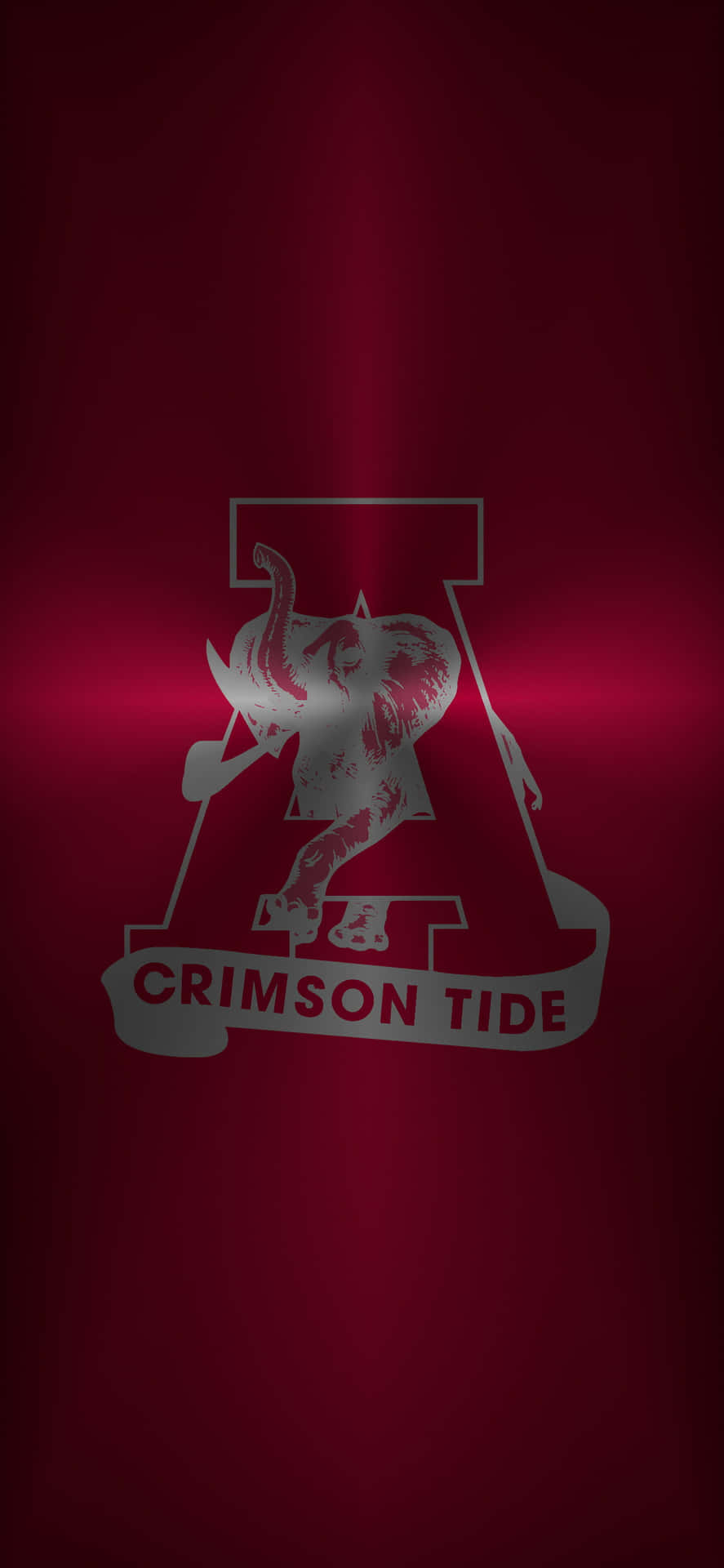 Red Alabama Football Logo Wallpaper
