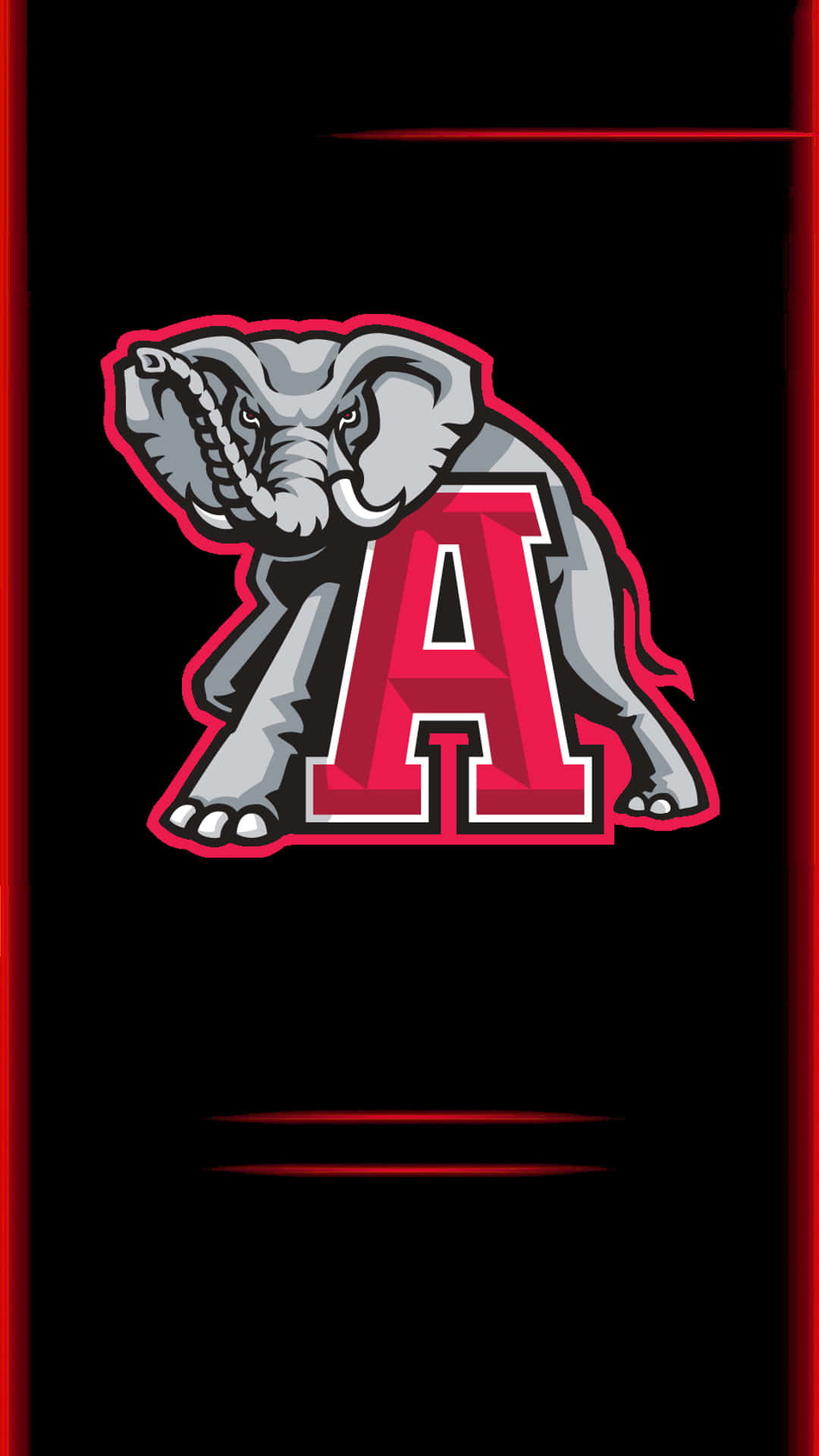 Logodell'elefante Alabama Football Sfondo