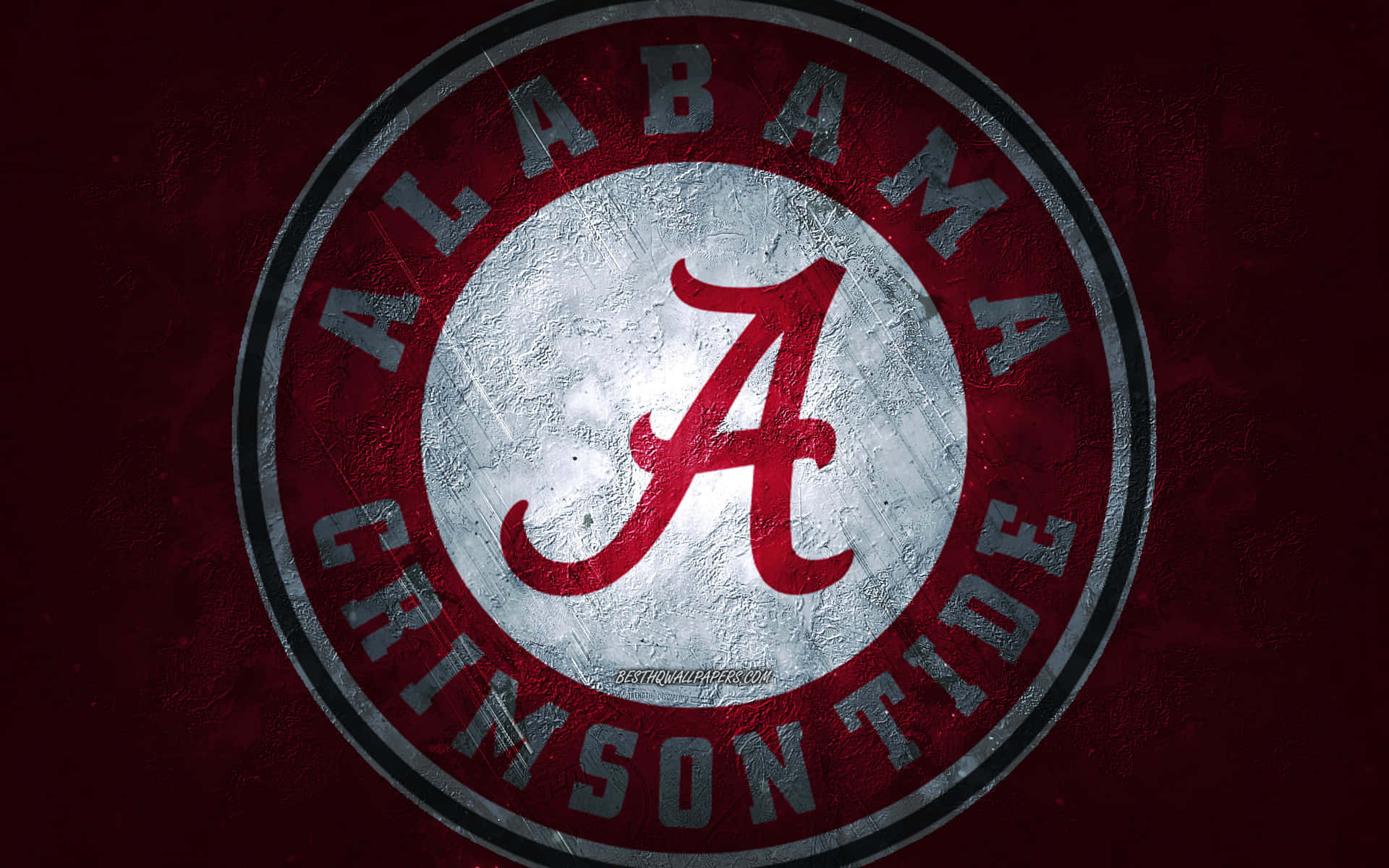 Spotlight Alabama Football Logo Wallpaper