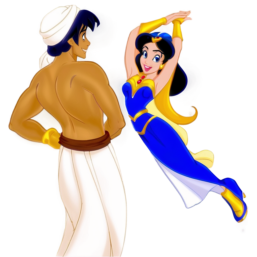 Download Aladdin And Jasmine Png Gmn82 | Wallpapers.com