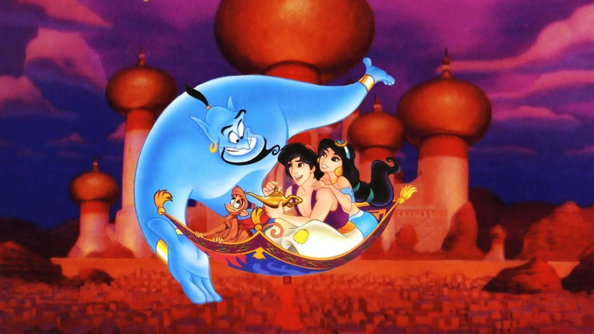 Aladdin And The Whole Crew Wallpaper