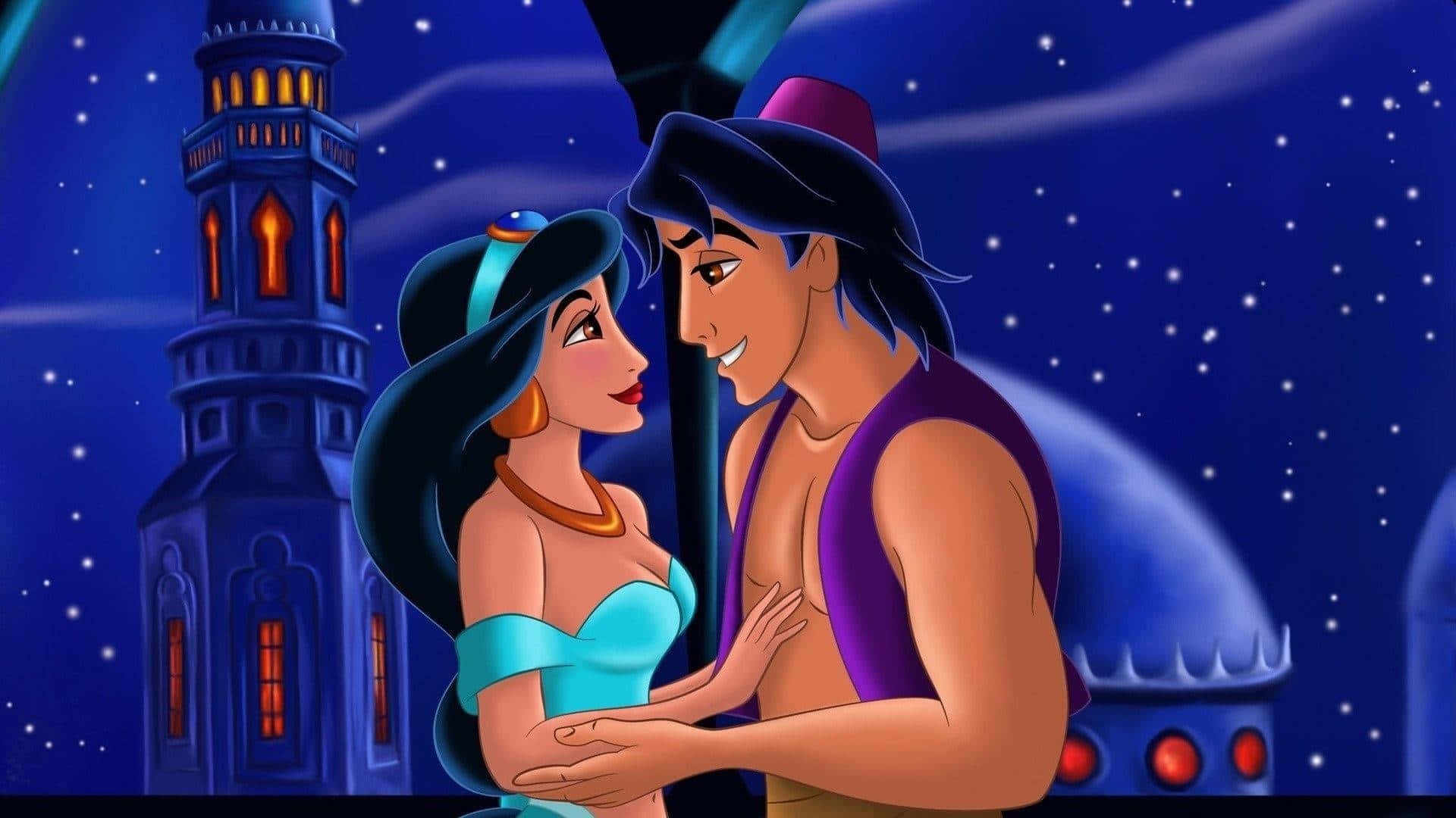 Aladdinimponerar På Publiken Med Sin Magiska Matta