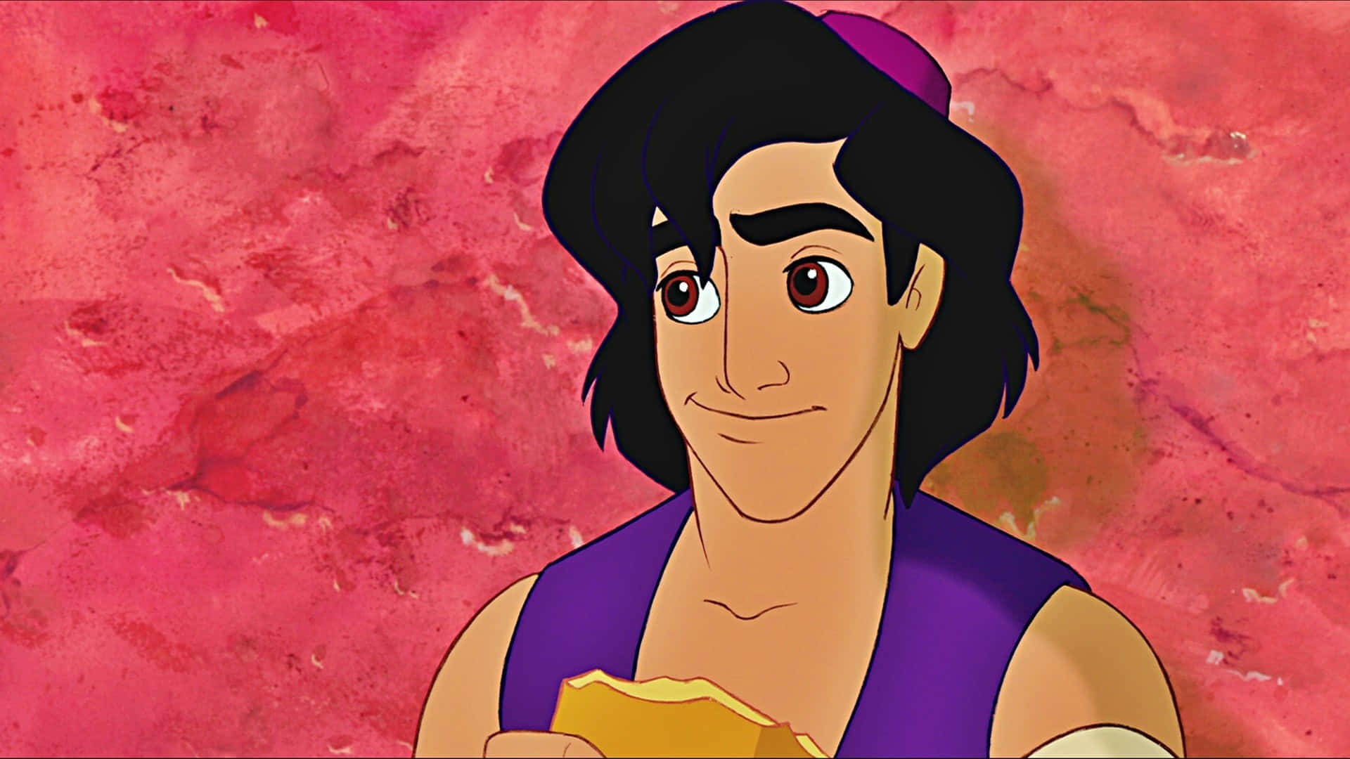 Aladdin discovering the secrets of the magical Cave of Wonders