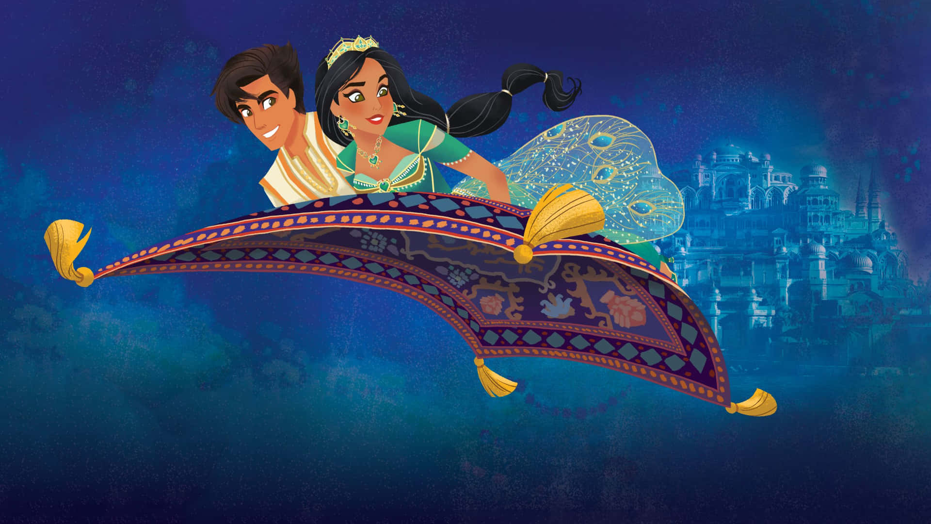 Disfrutandoal Ritmo De Aladdin.