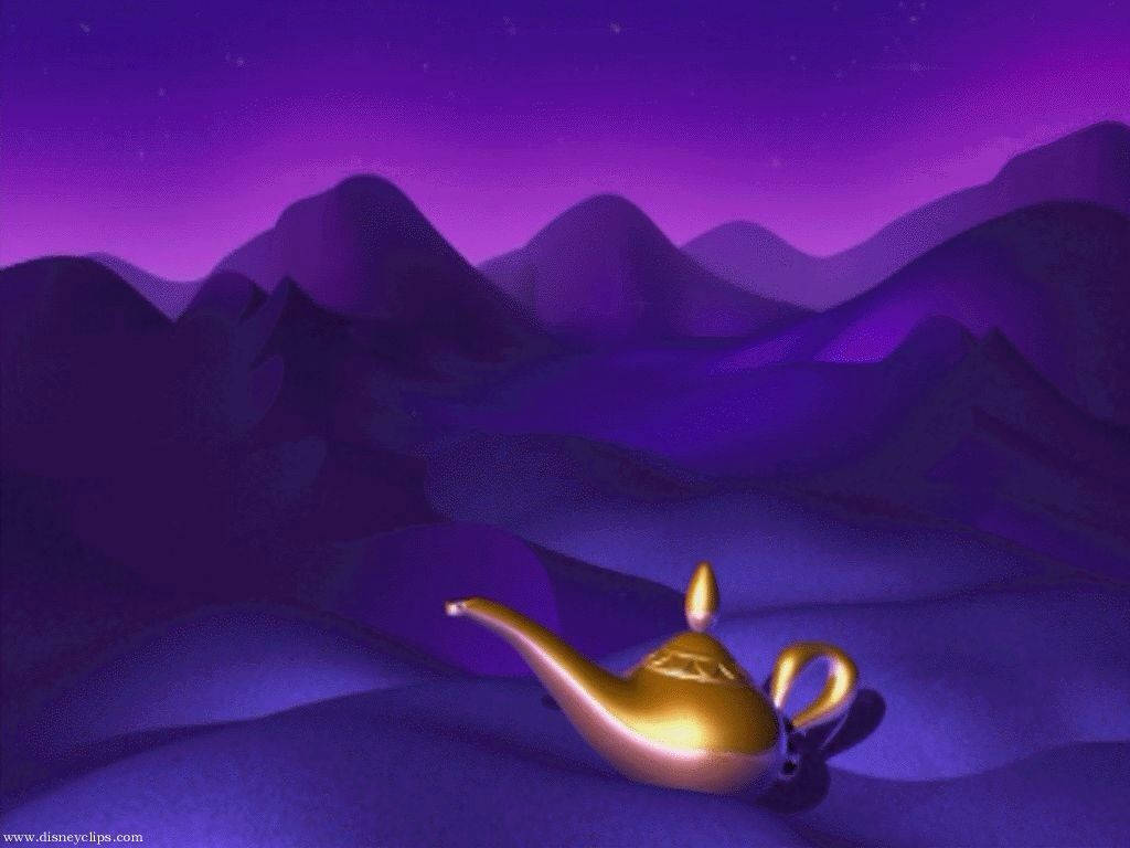 Aladdin Golden Lamp Wallpaper