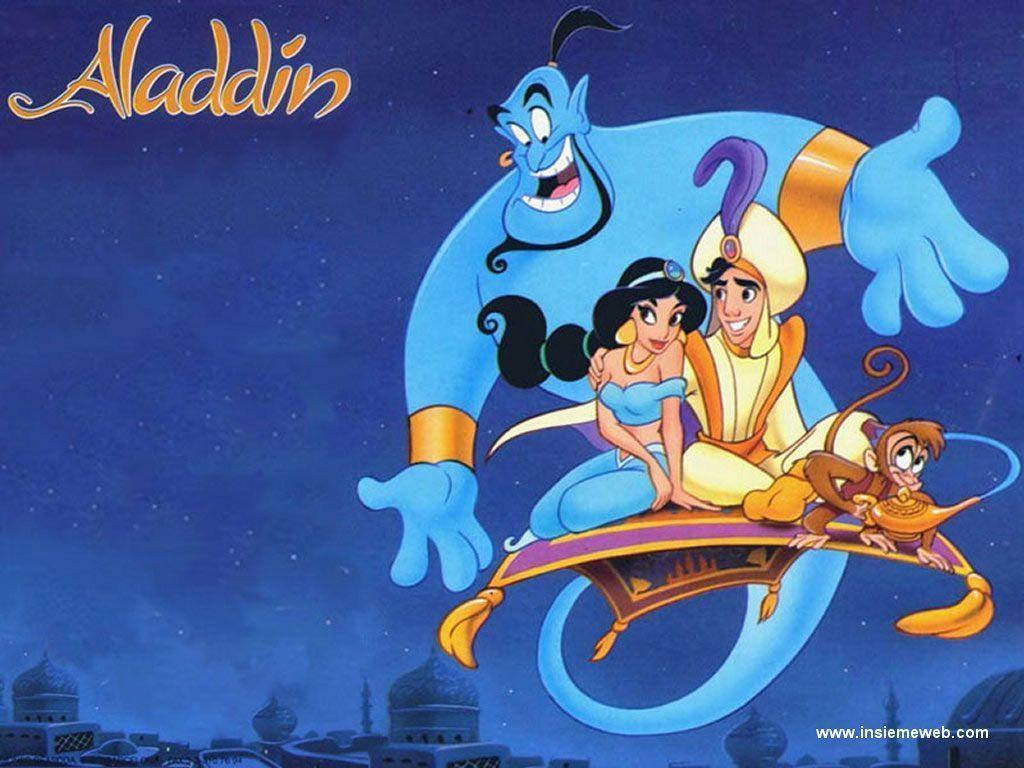 Aladdin Main Characters Wallpaper