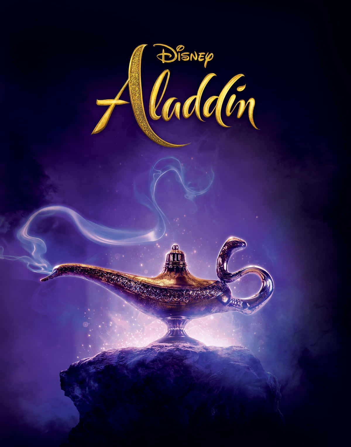 Witness the power of the magic lamp as Aladdin invokes the Genie!