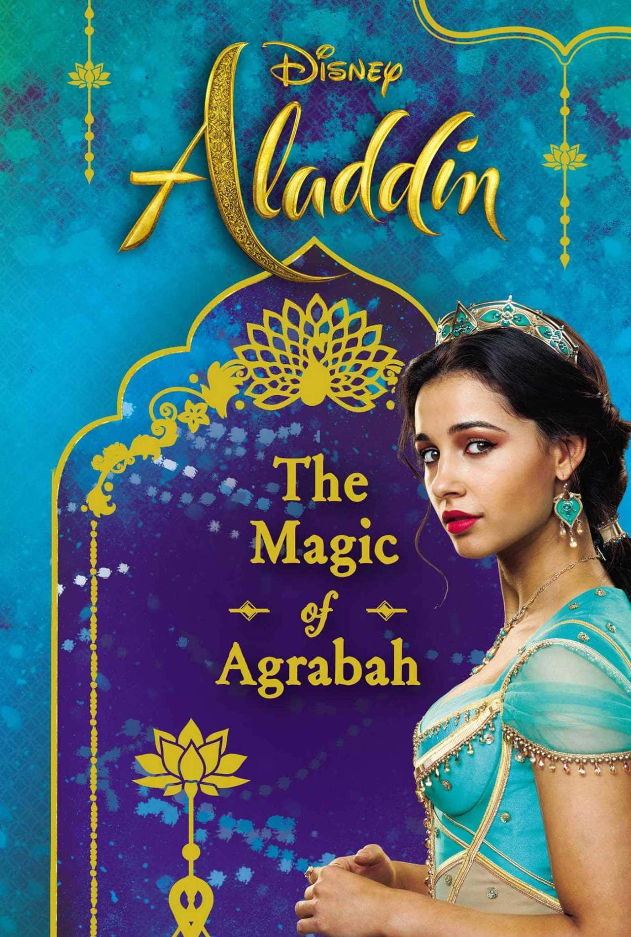 Loslegendarios Y Amados Personajes Aladdin Y La Princesa Jasmine Disfrutando De Una Mágica Noche Donde Se Cumplen Todos Sus Deseos.