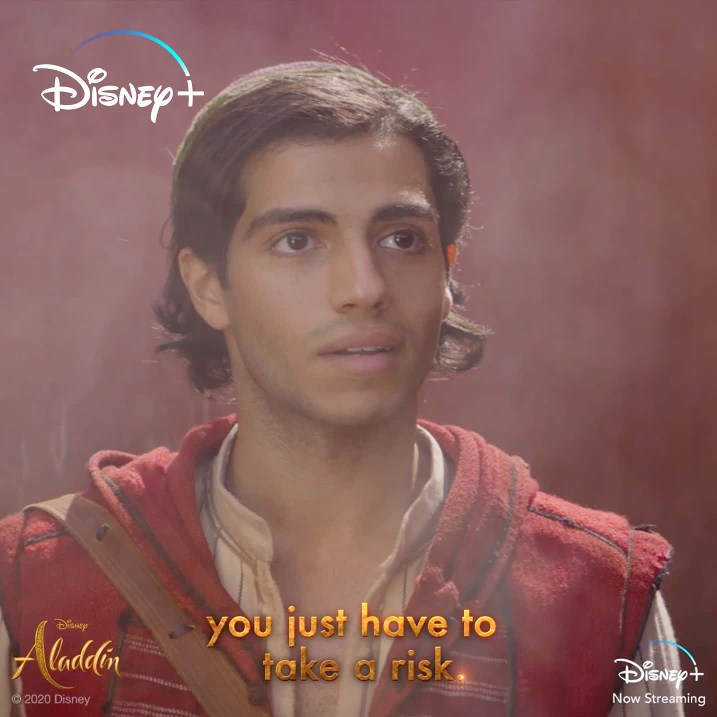 From the breath-taking Cave of Wonders, Aladdin and the Genie embark on a journey of a lifetime