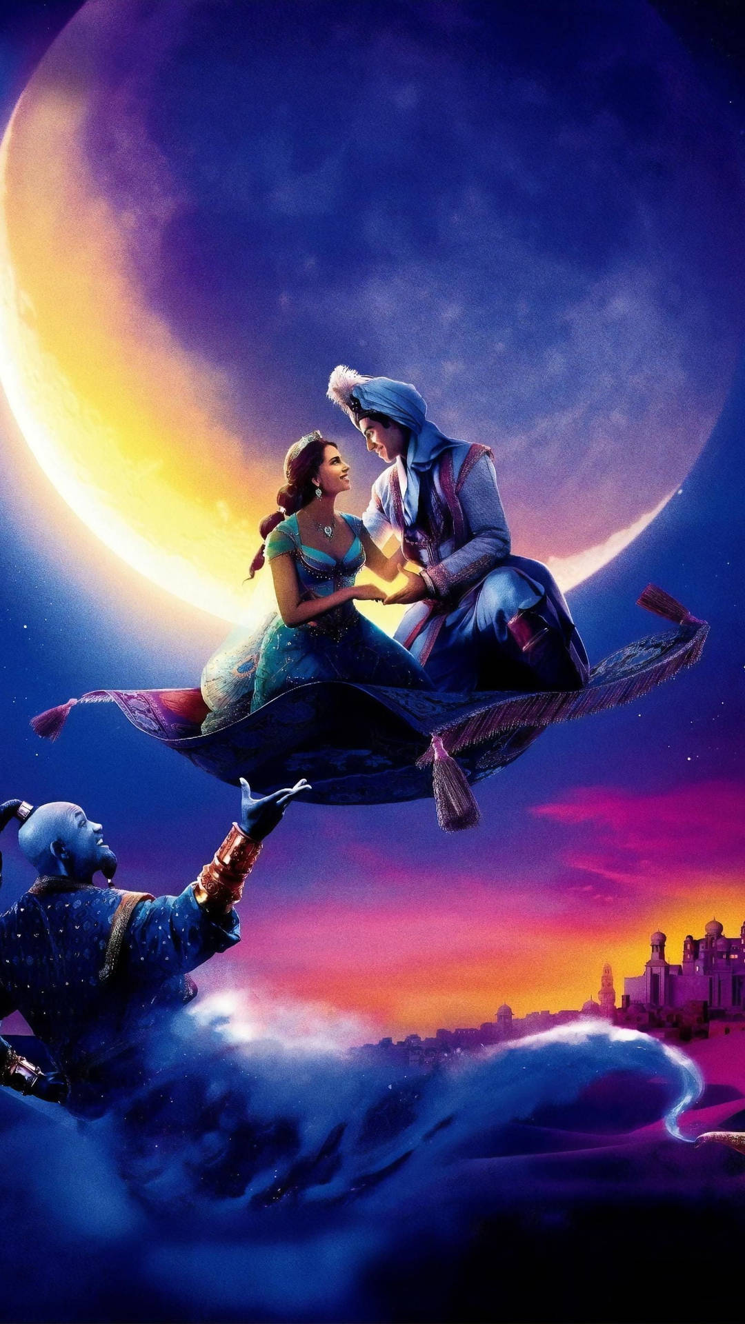Aladdin Tæppe Ride Disney-telefon Wallpaper