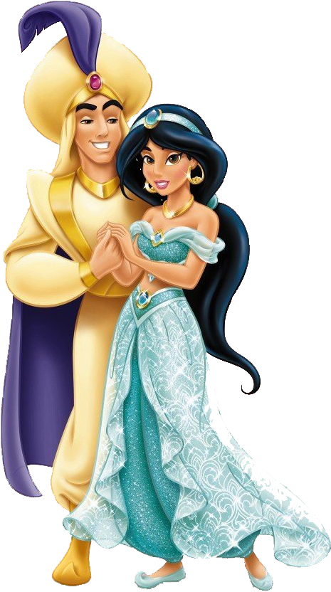 Aladdinand Jasmine Together PNG