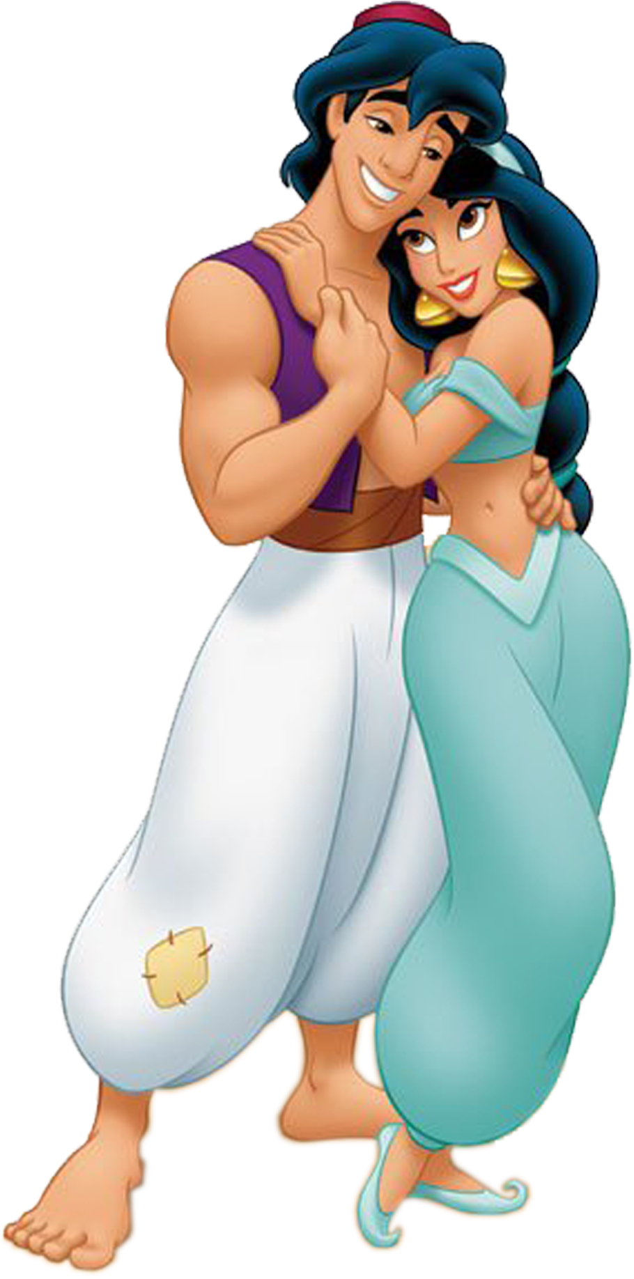 Aladdinand Jasmine Together PNG