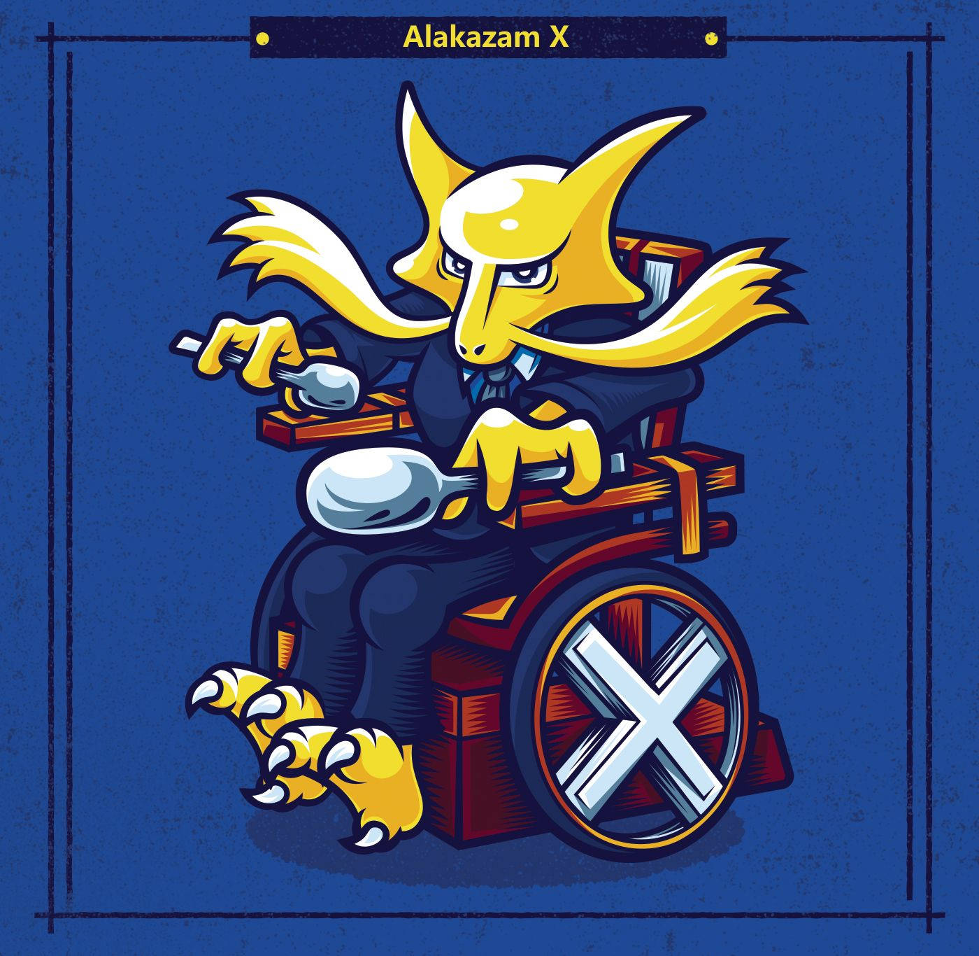 Alakazam X Wheelchair Wallpaper