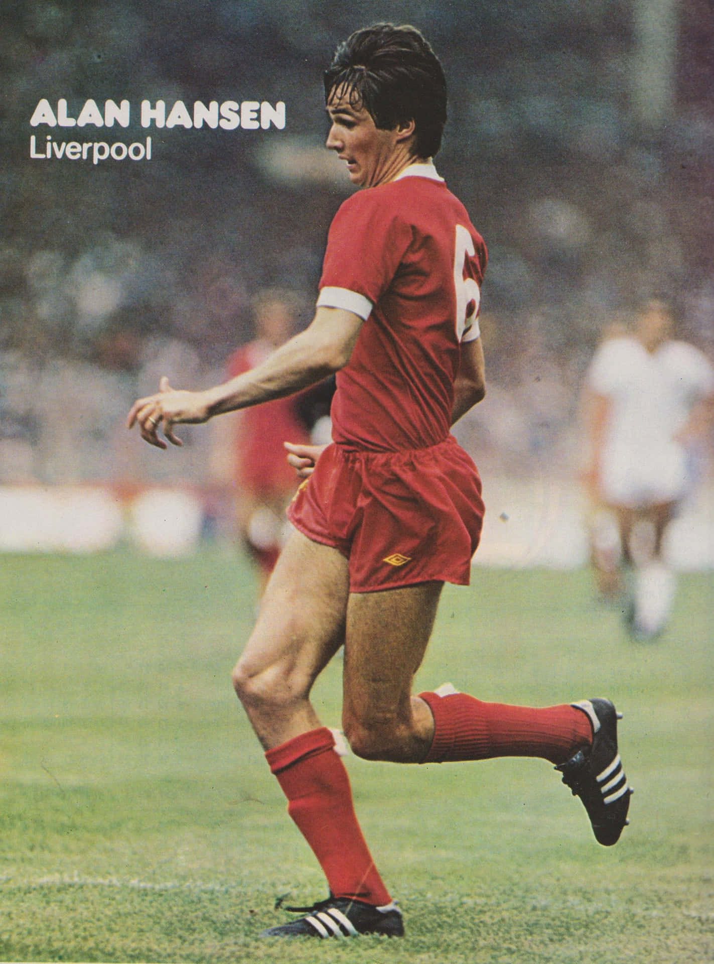 Alan Hansen Playing For Liverpool Wallpaper