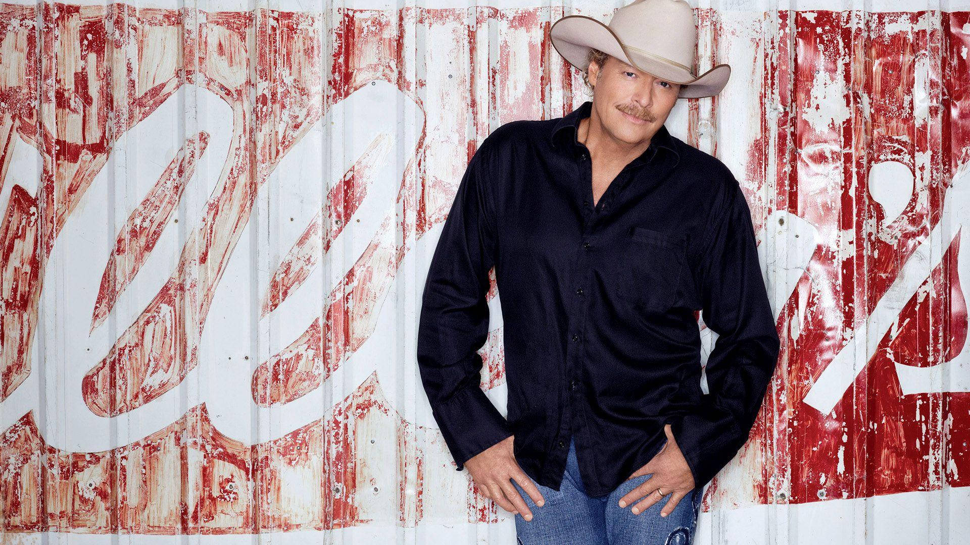 Alan Jackson Trailer With Chipped Paint Wallpaper