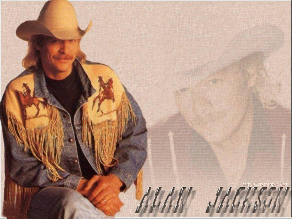 Alan Jackson iført cowboy jakke Wallpaper