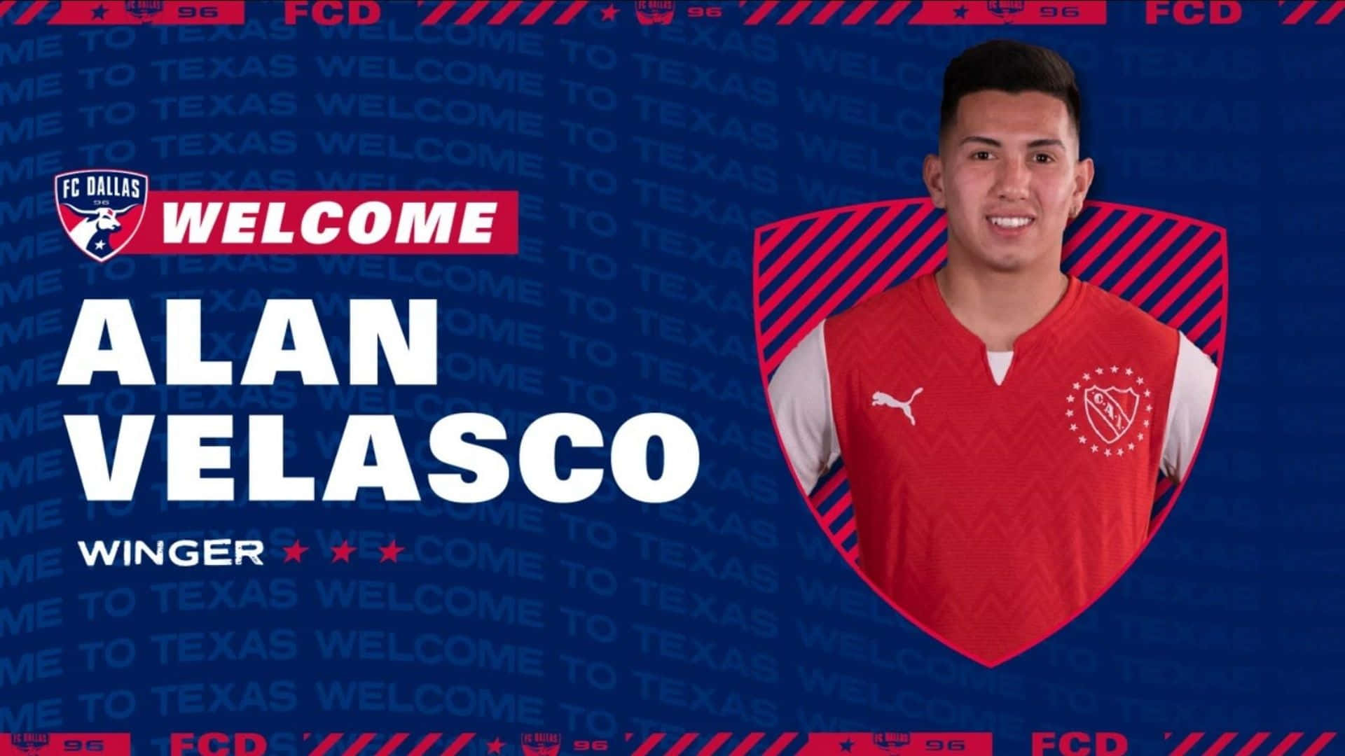 Velkommen til FC Dallas til Alan Velasco Wallpaper