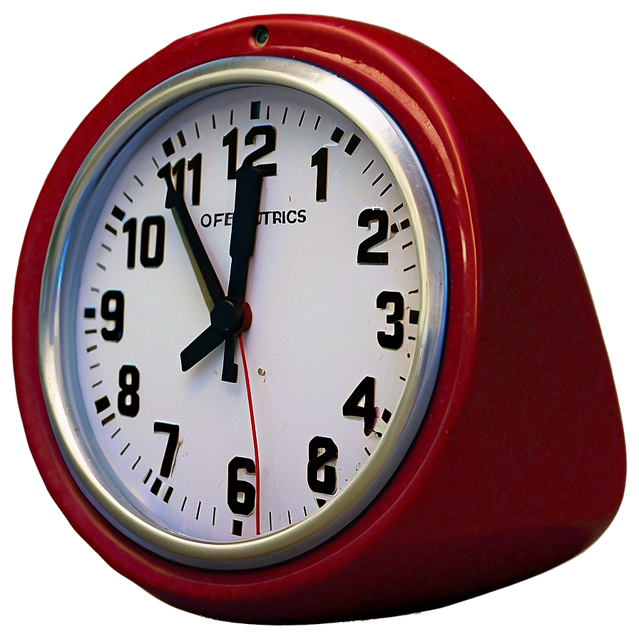 Alarm Clock Red Png 04292024 PNG