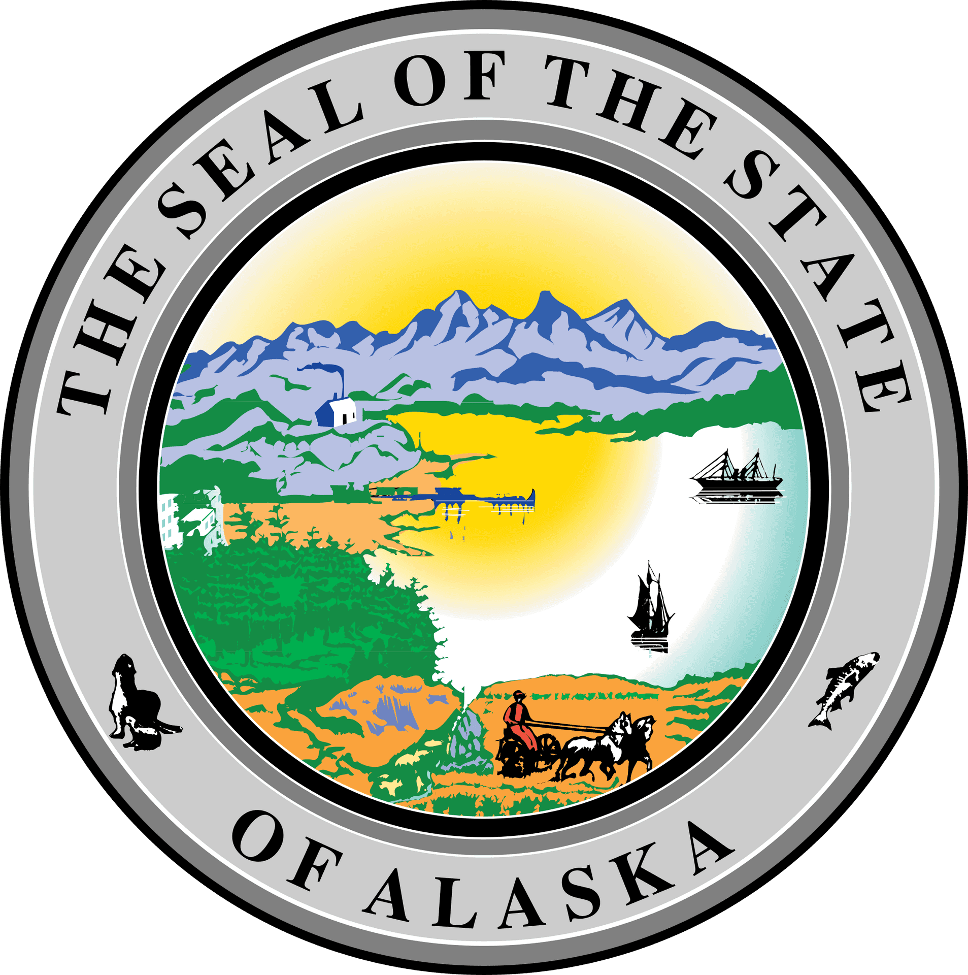 Alaska State Seal PNG