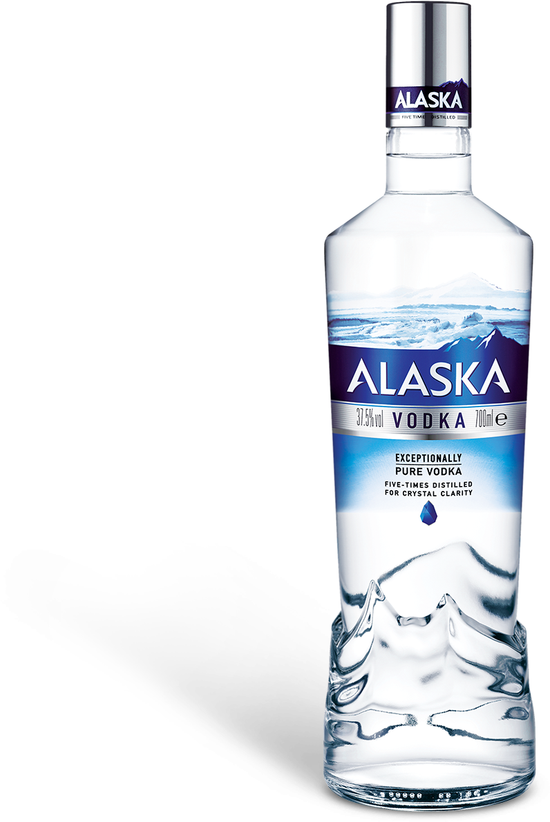 Alaska Vodka Bottle Transparent Background PNG