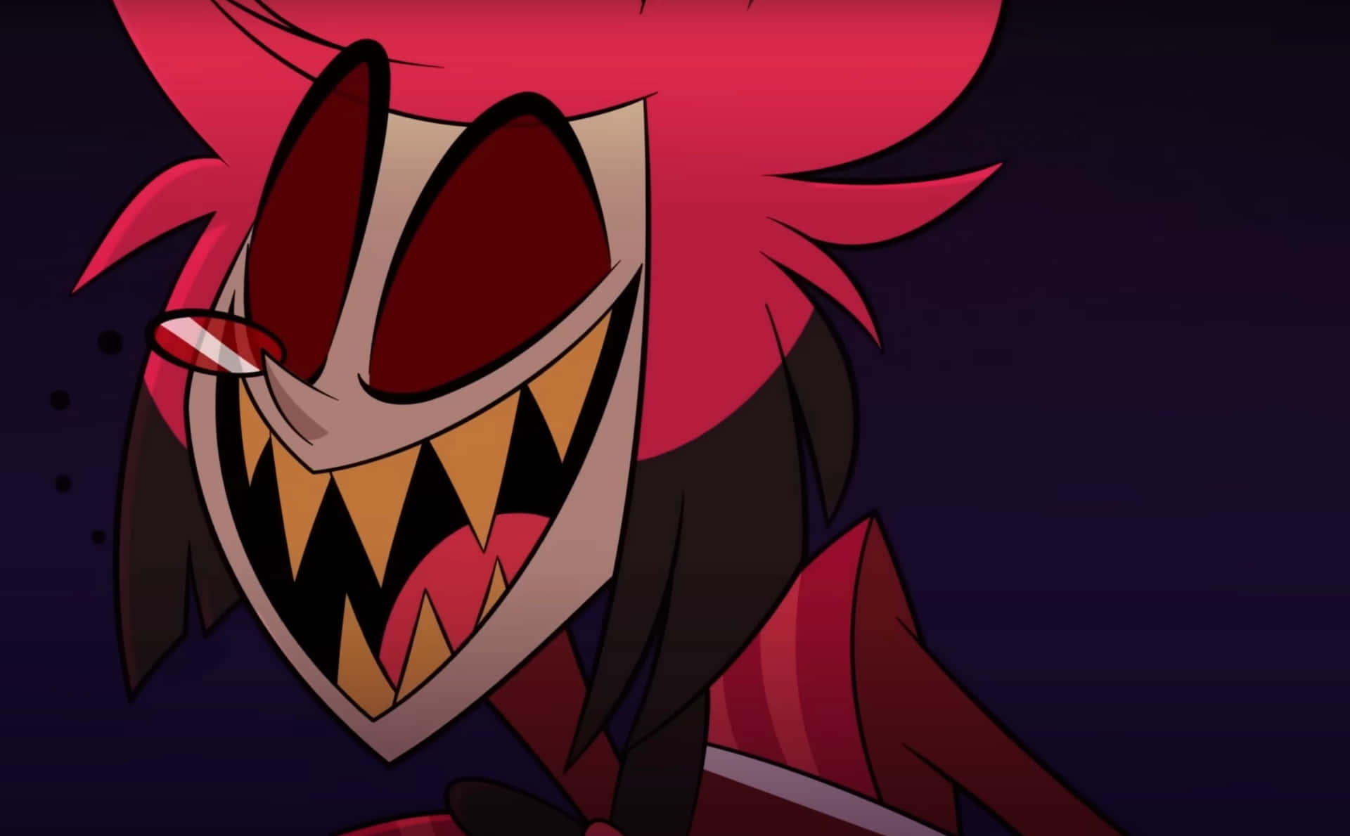 Alastor Smiling Demon Character Wallpaper