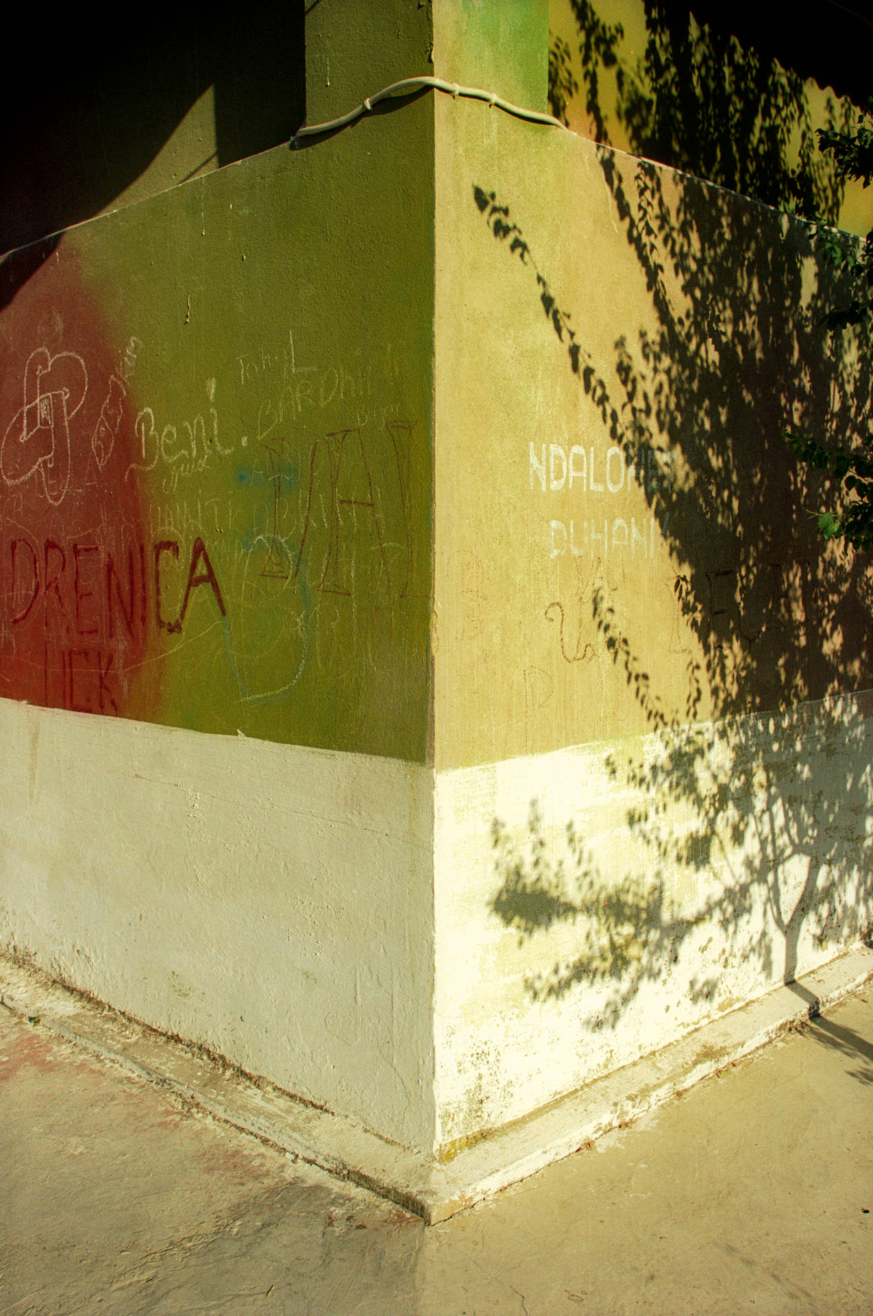 Albania Building With Graffiti